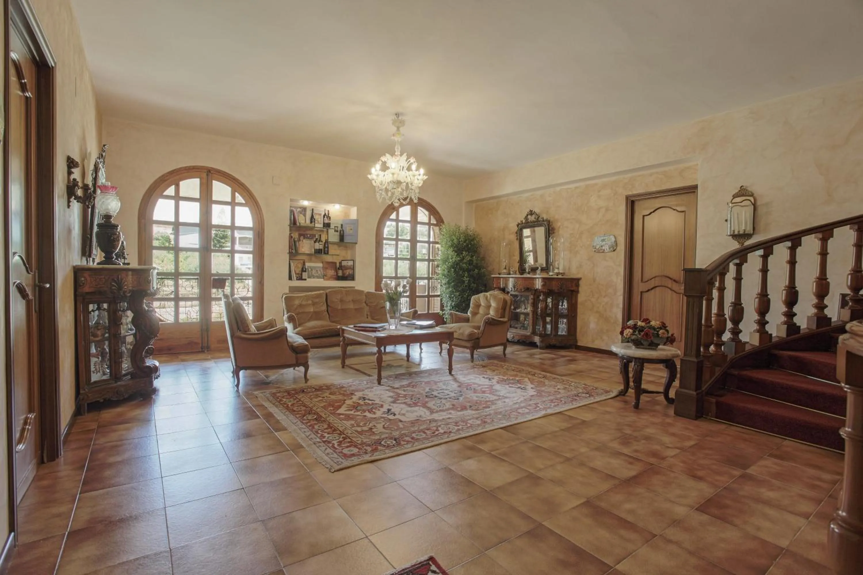 Lobby or reception in Villa Diana