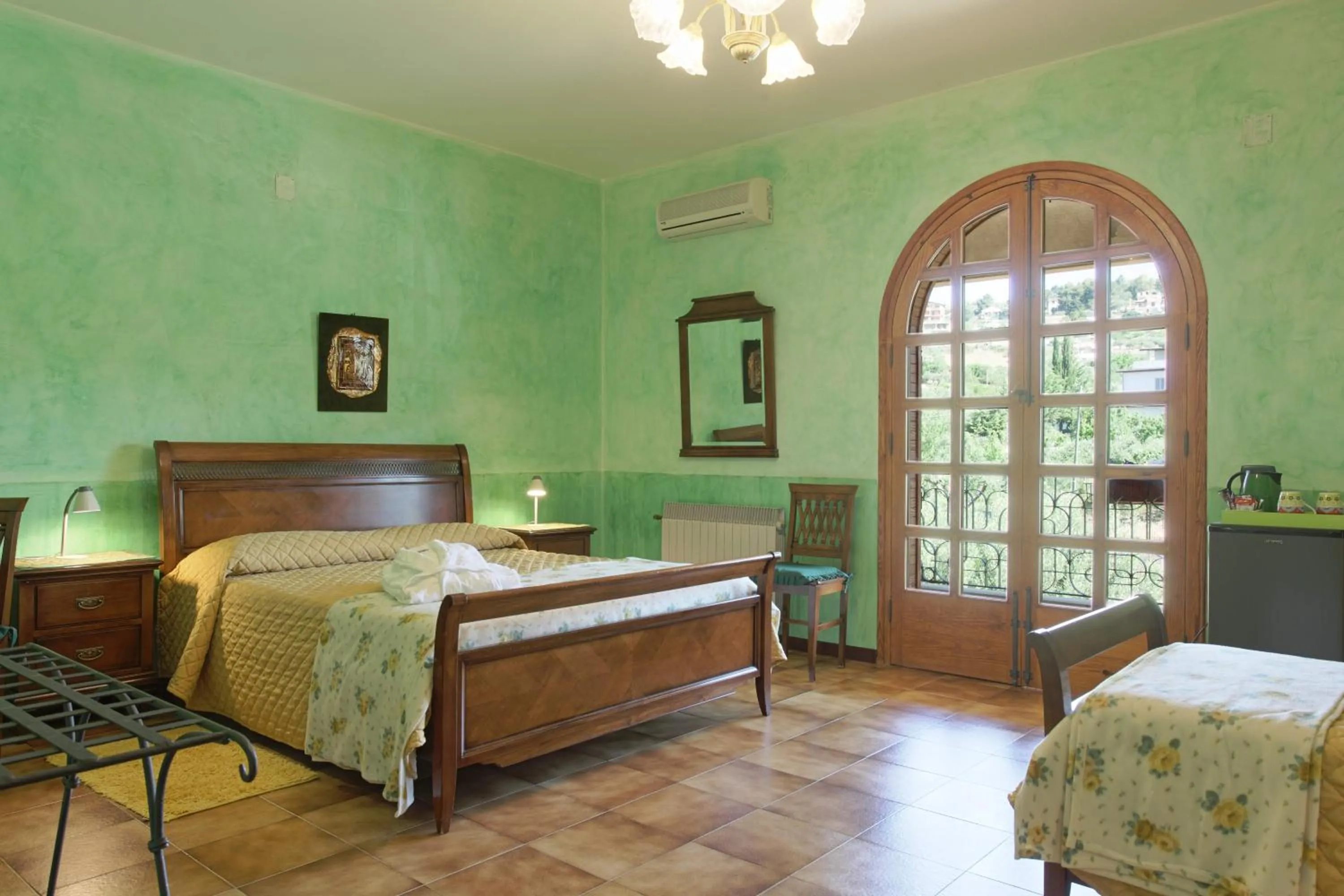 Bed in Villa Diana