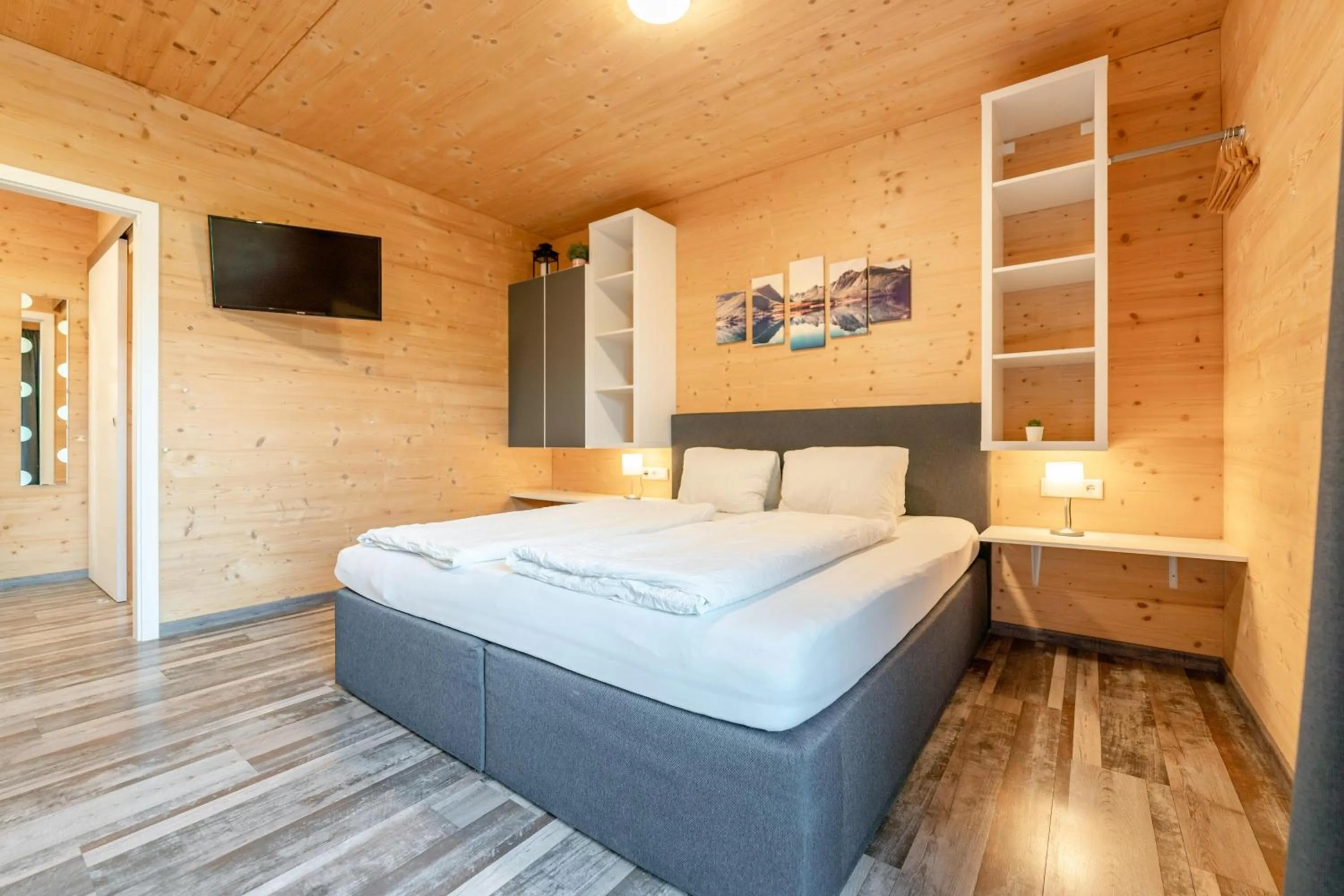Bed in Gästehaus am Hahnenkamm