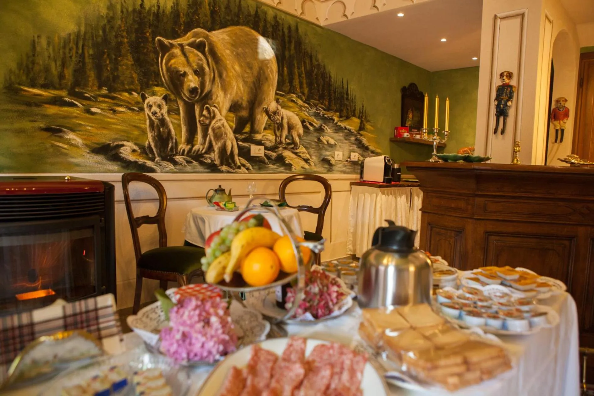 Buffet breakfast in B&B Casa dell'Orso