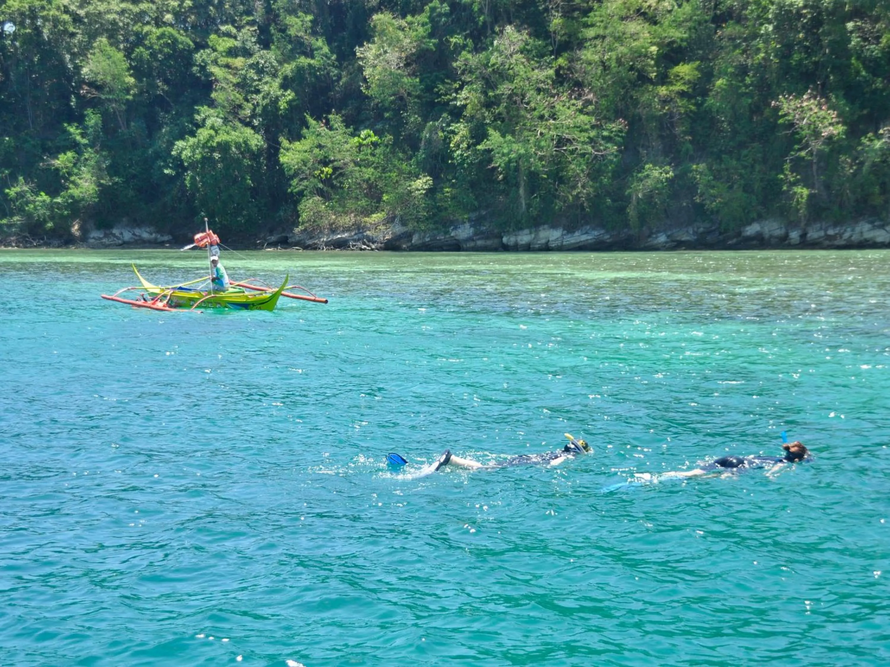 Snorkeling in Badladz Beach and Dive Resort