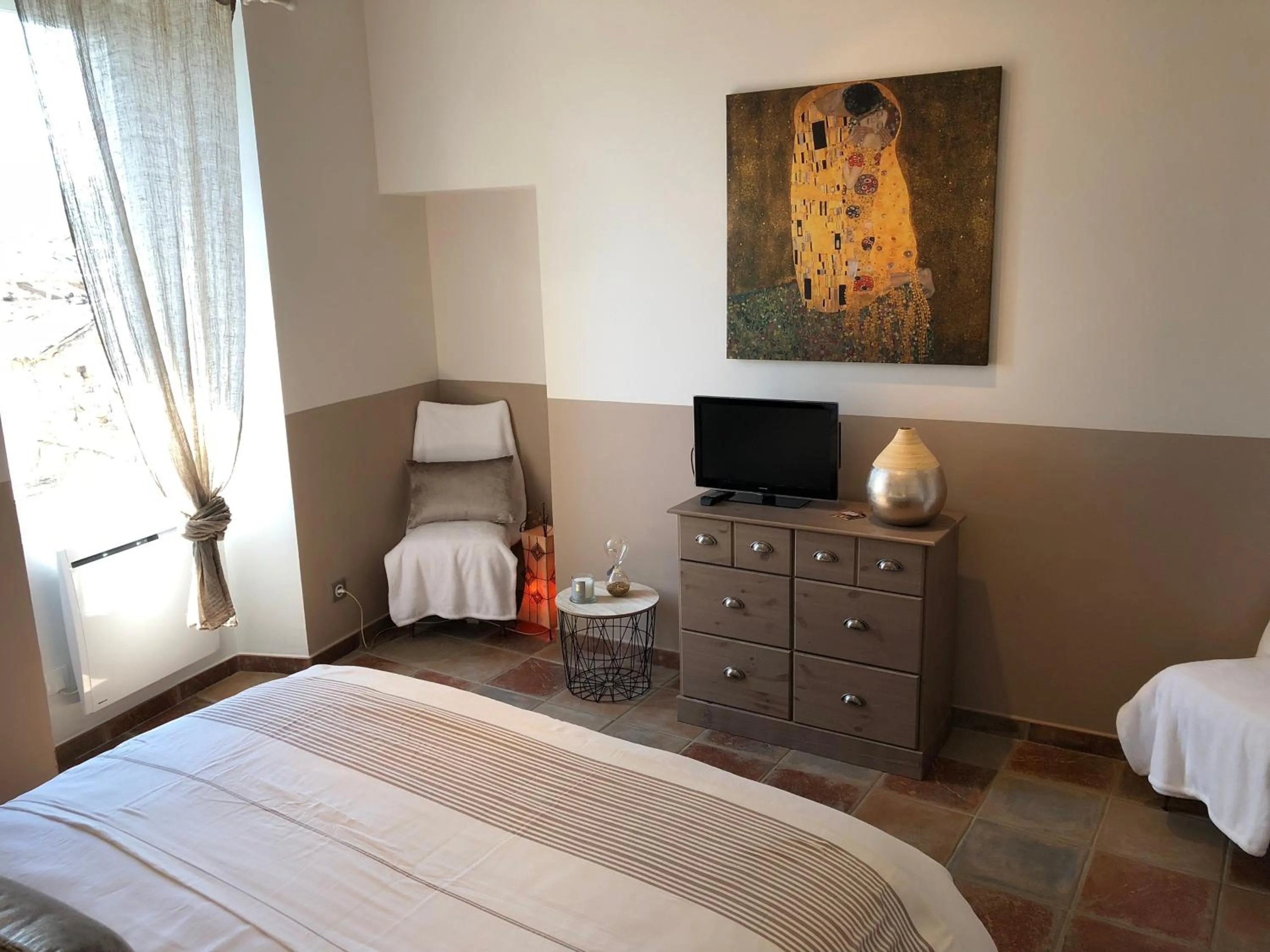 Bedroom, Bed in Le Mas des Loges - Les Vans / Chambonas