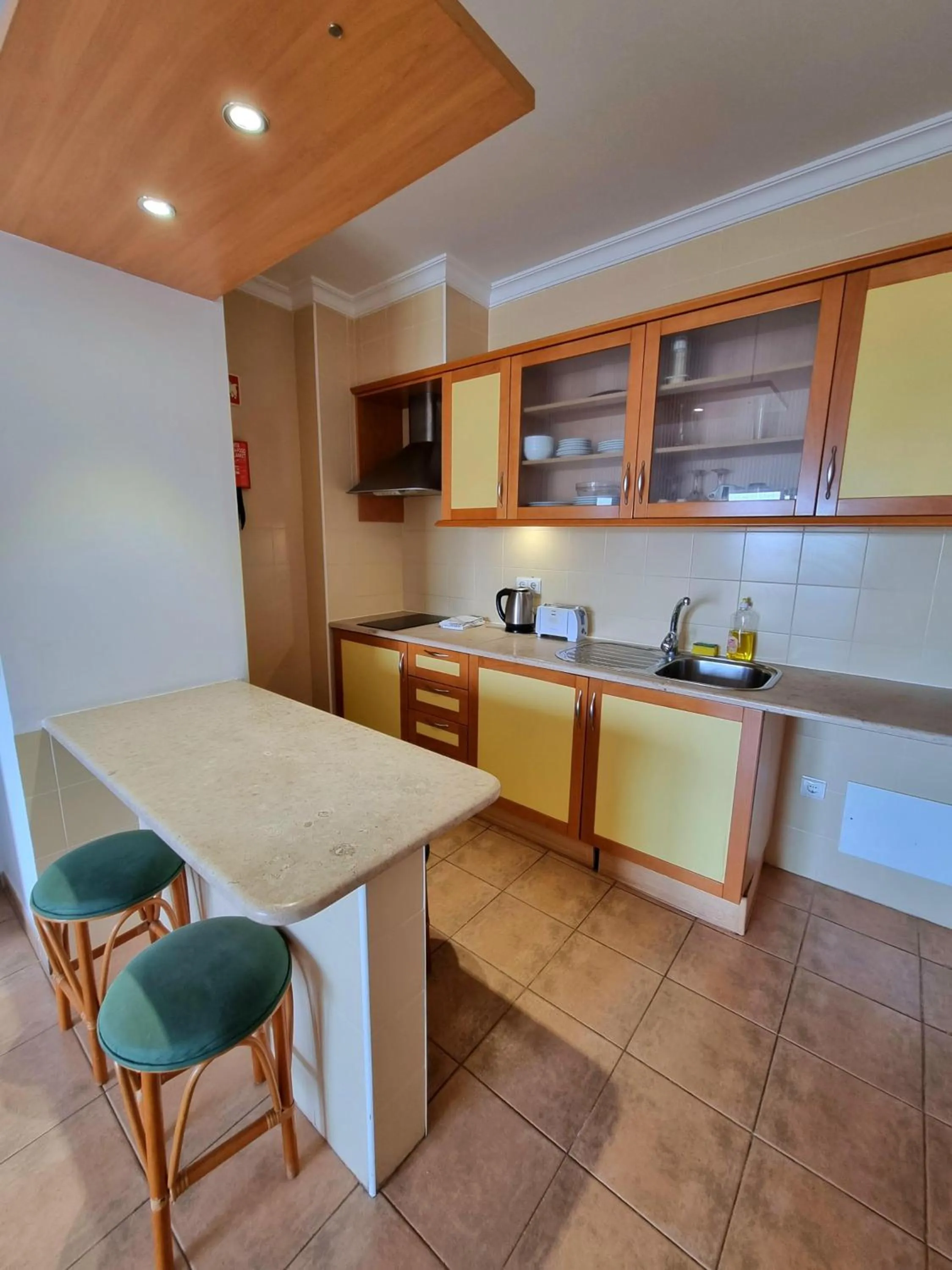 kitchen in Apartamentos Turisticos Alagoa Praia