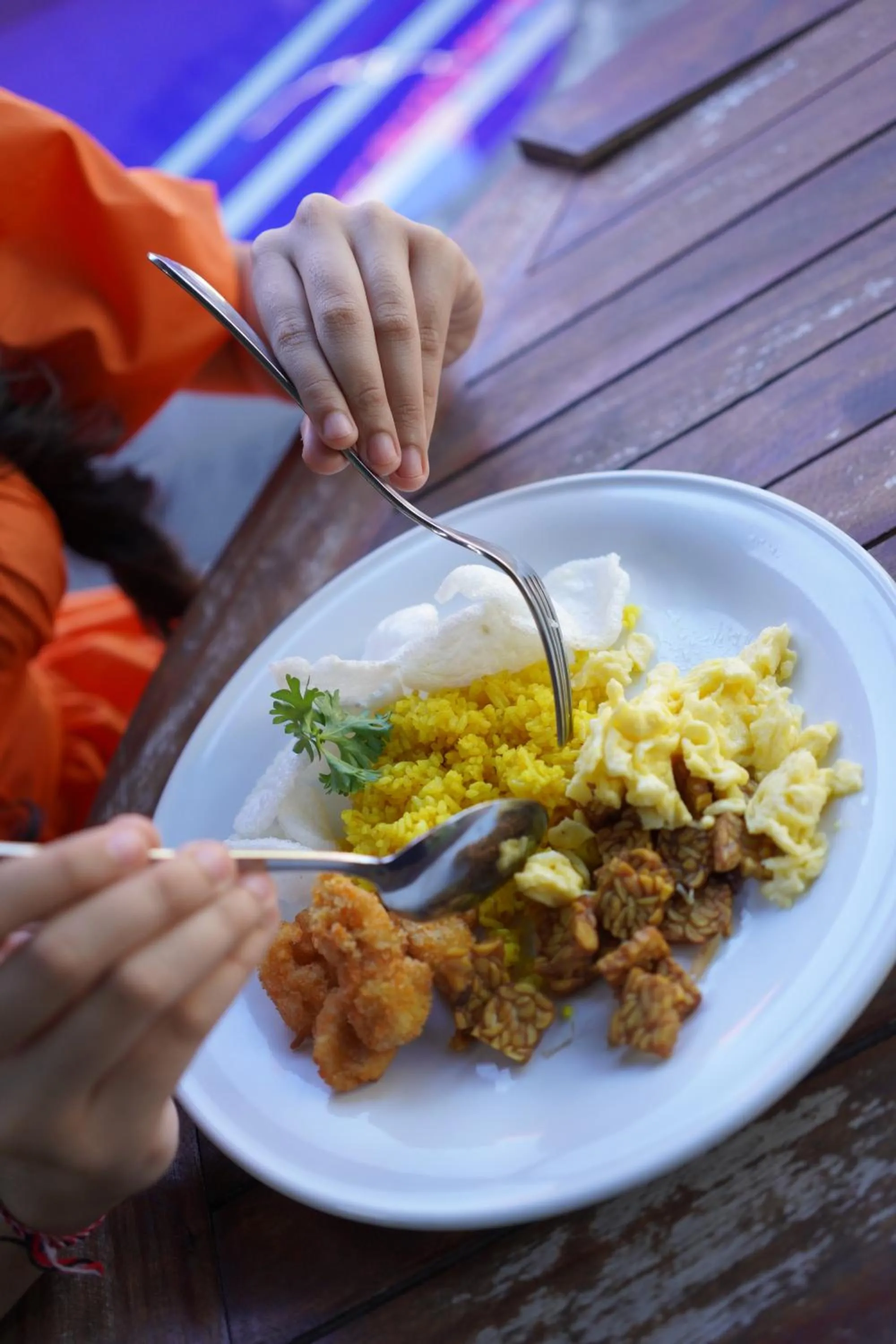 Breakfast in Sarinande Hotel