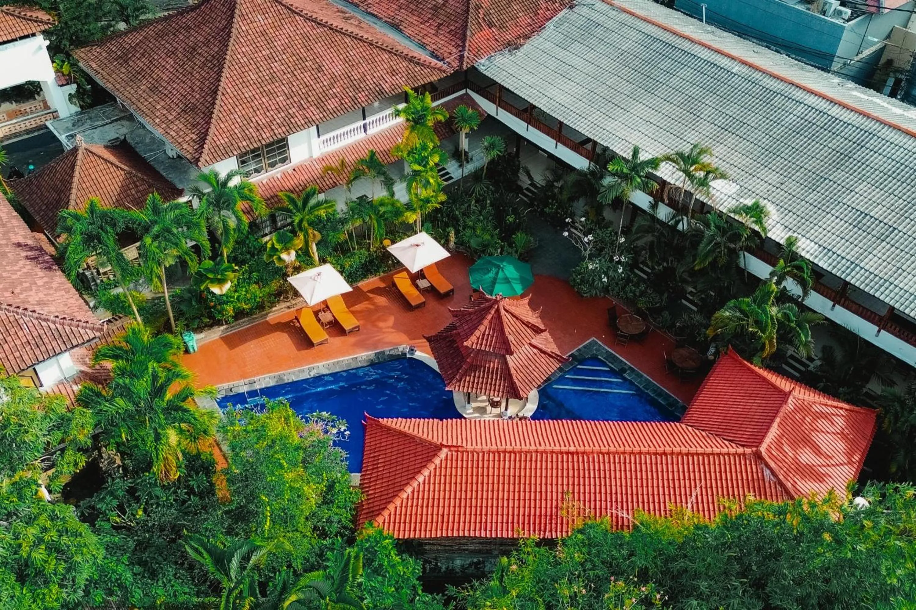 Garden in Sarinande Hotel