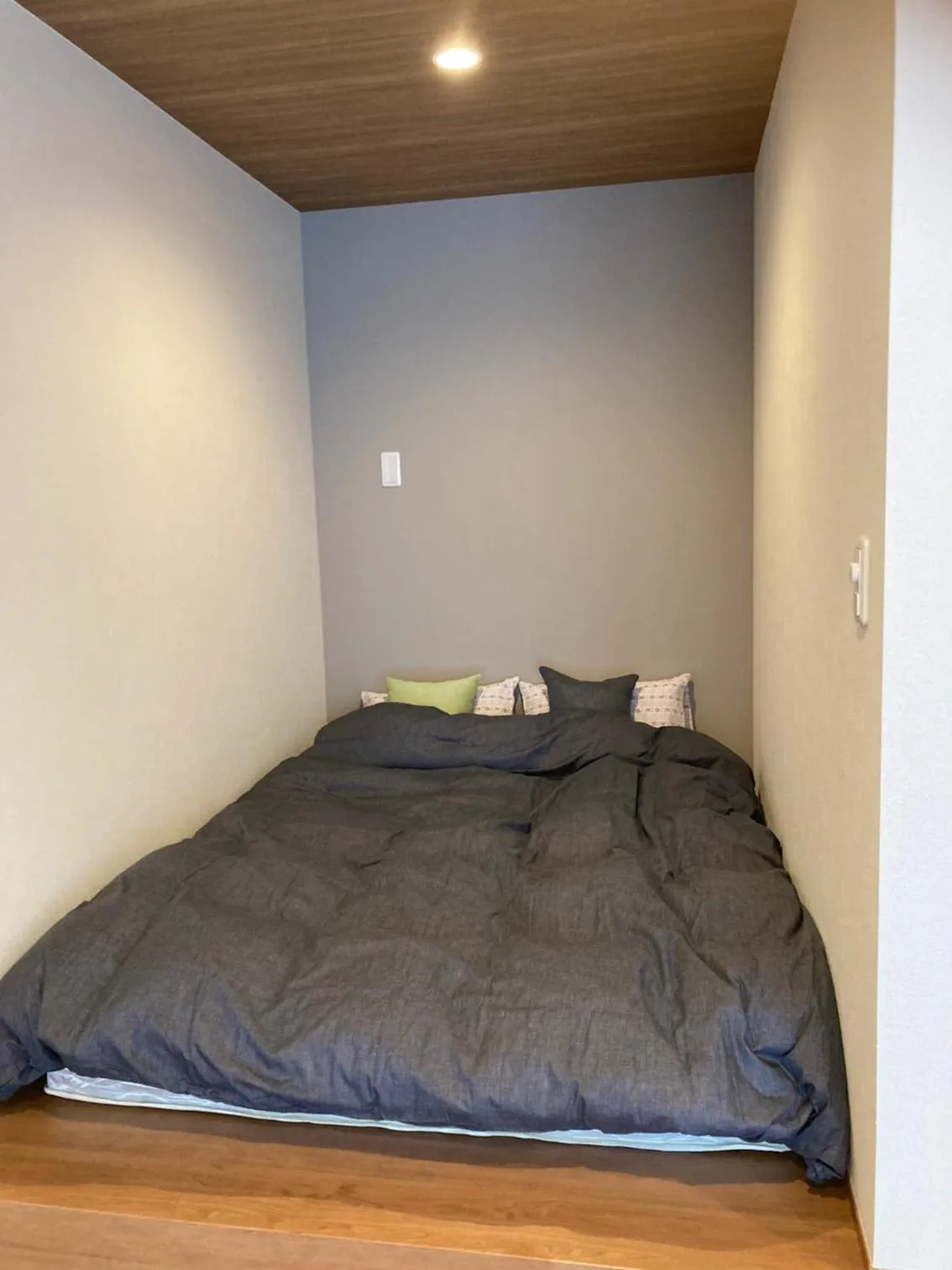 Bed in Ryokan Fujitomita