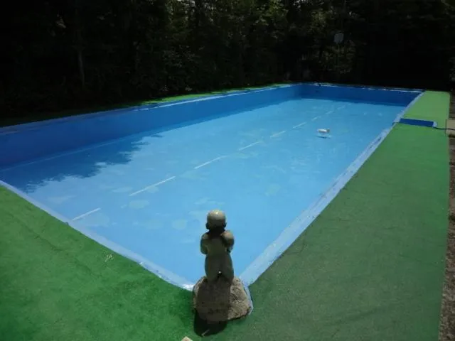 Swimming pool in Ryokan Fujitomita