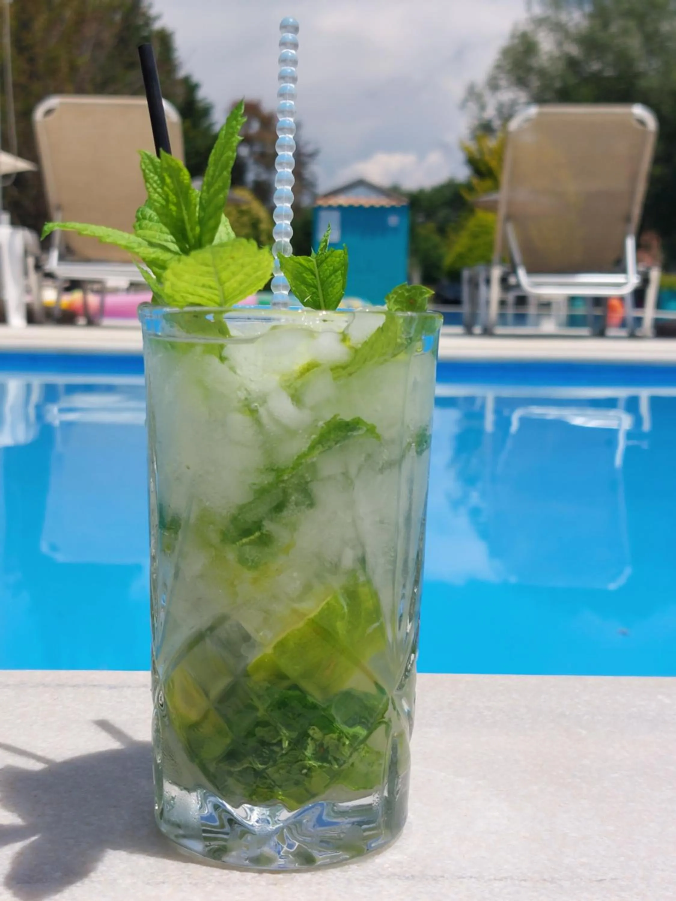 Pool view in Sausan Hotel