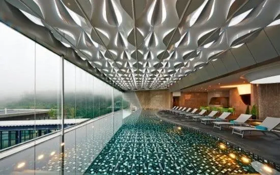 Swimming pool in Sky D'Mont Suites