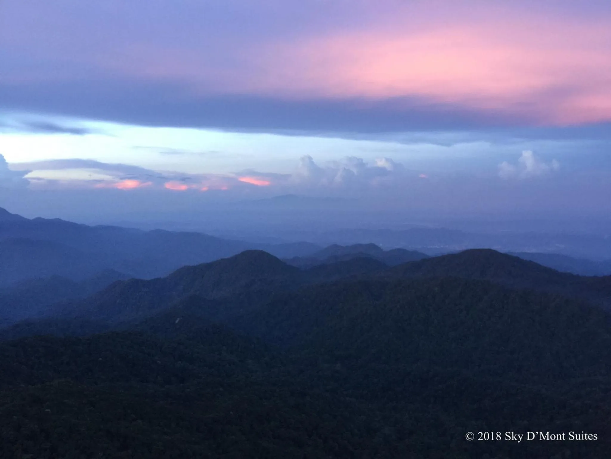 Mountain view in Sky D'Mont Suites