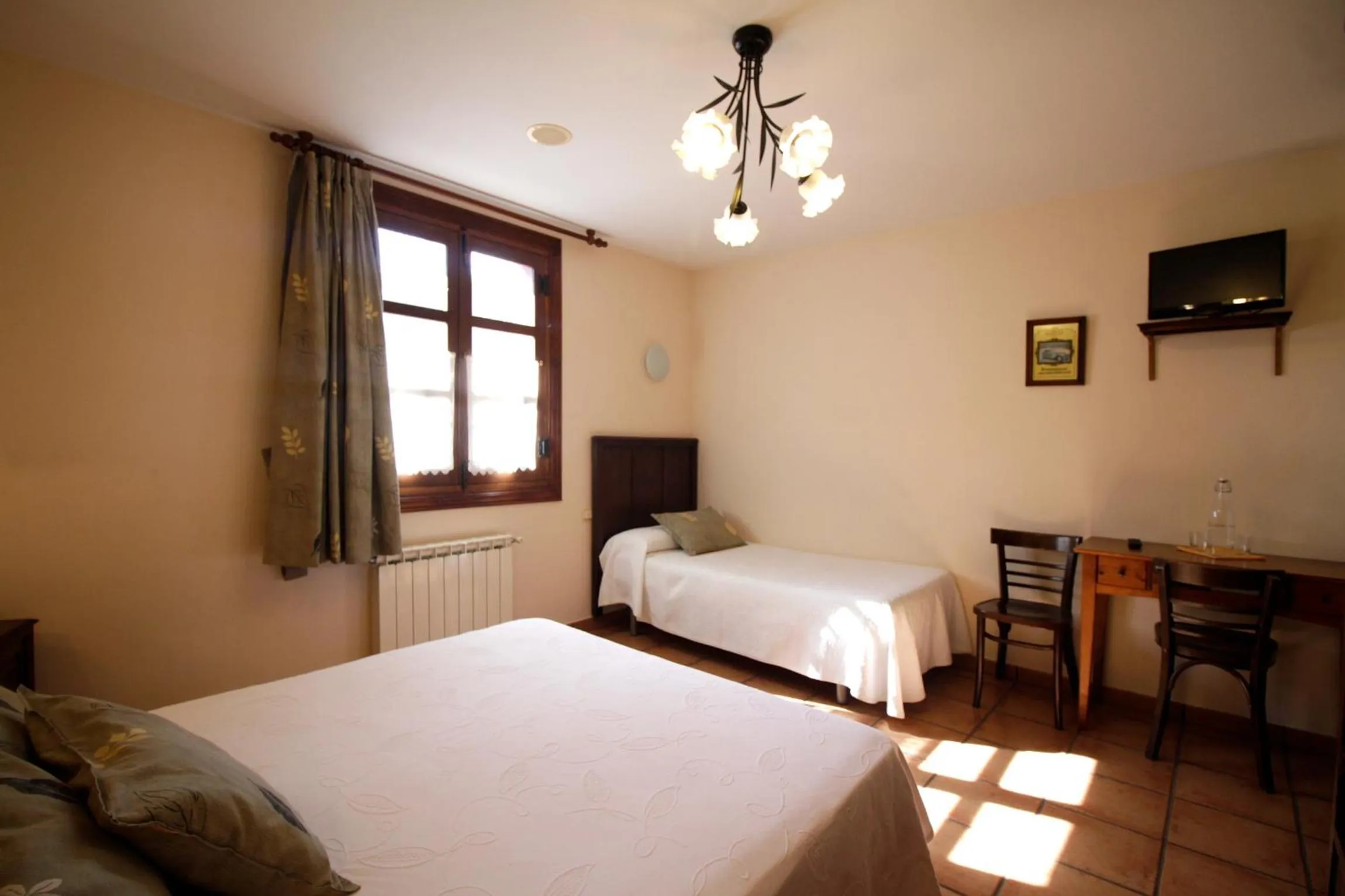 Bed in Hotel Rural Alavera