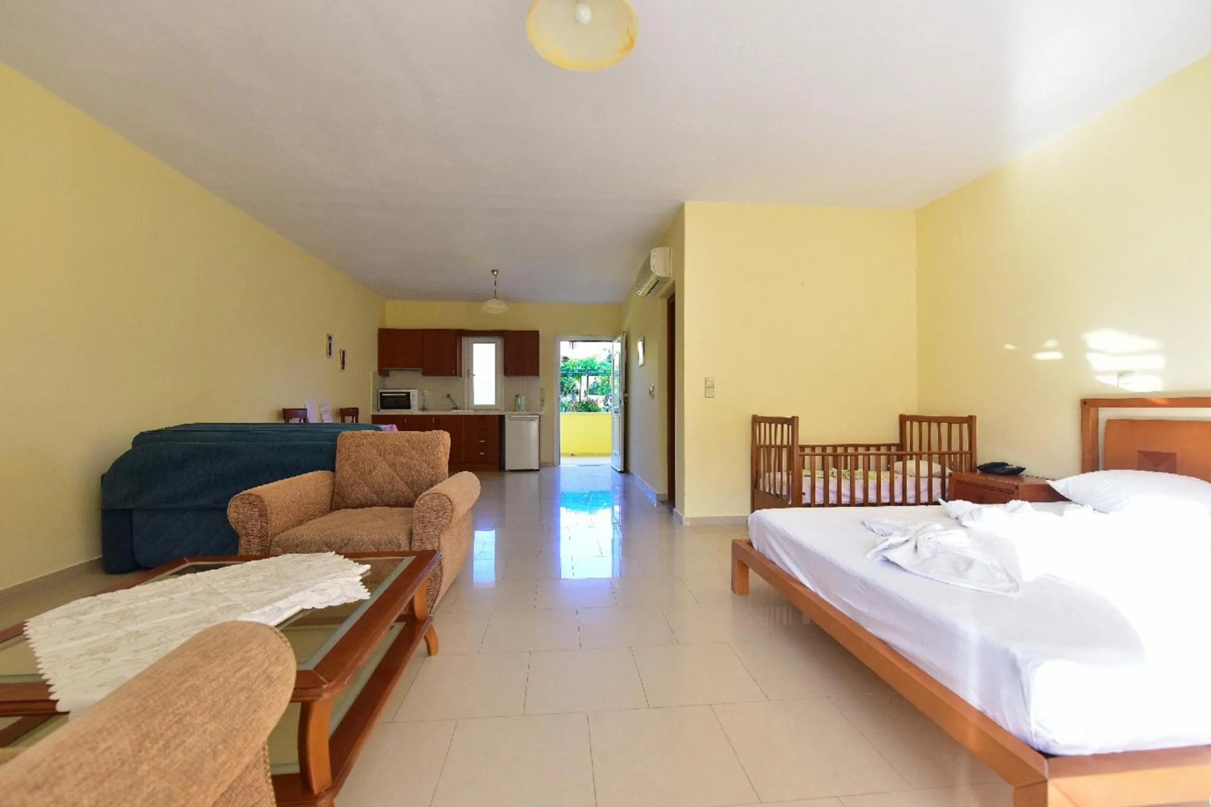 Photo of the whole room, Bed in Limnionas Bay Village Hotel