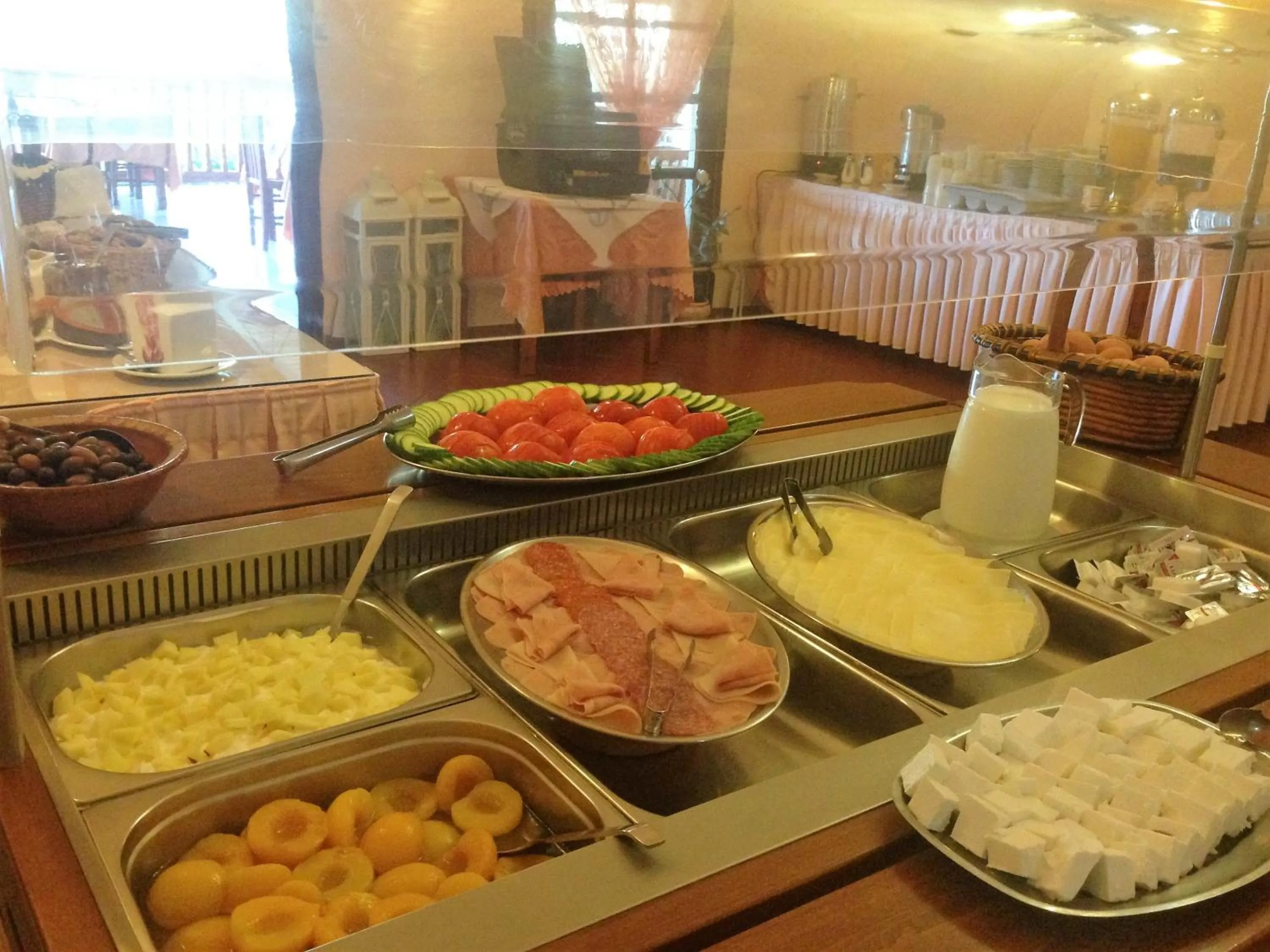 Continental breakfast in Limnionas Bay Village Hotel