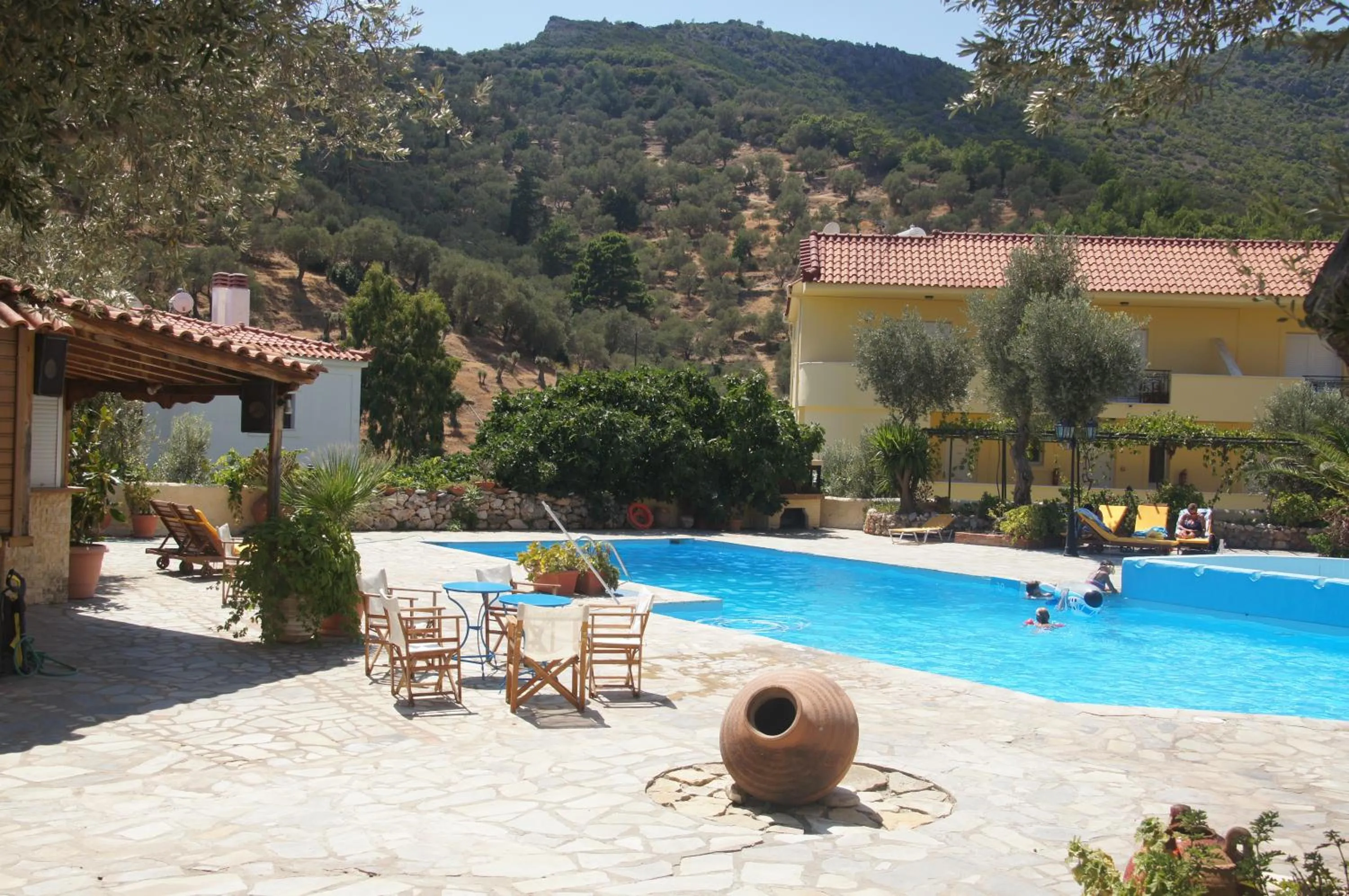 Swimming pool in Limnionas Bay Village Hotel