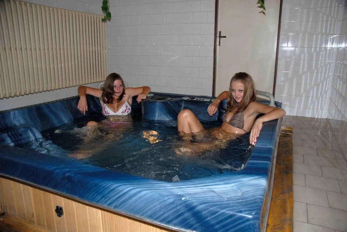 Hot Tub in Hotel Prom