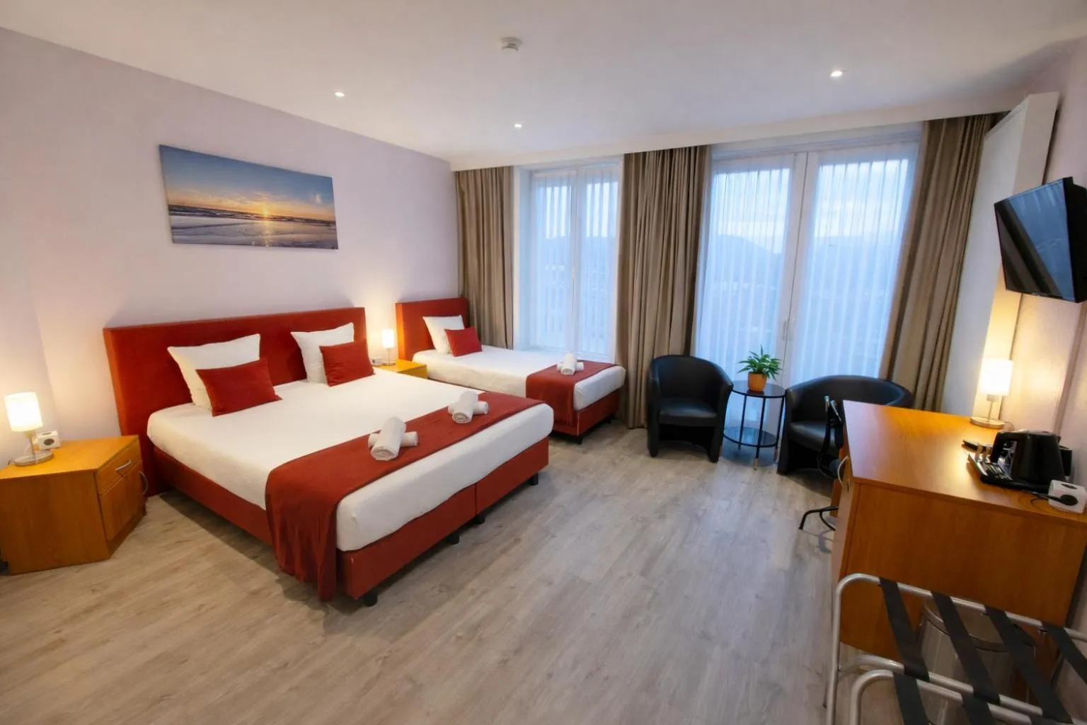 Bed in Hotel Cardiff