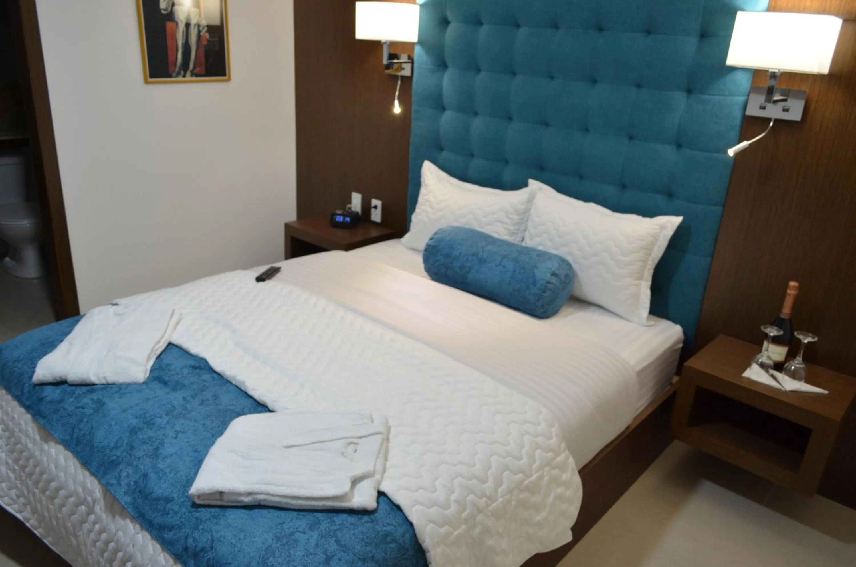Bed in Hotel Gran Mariscal Quito