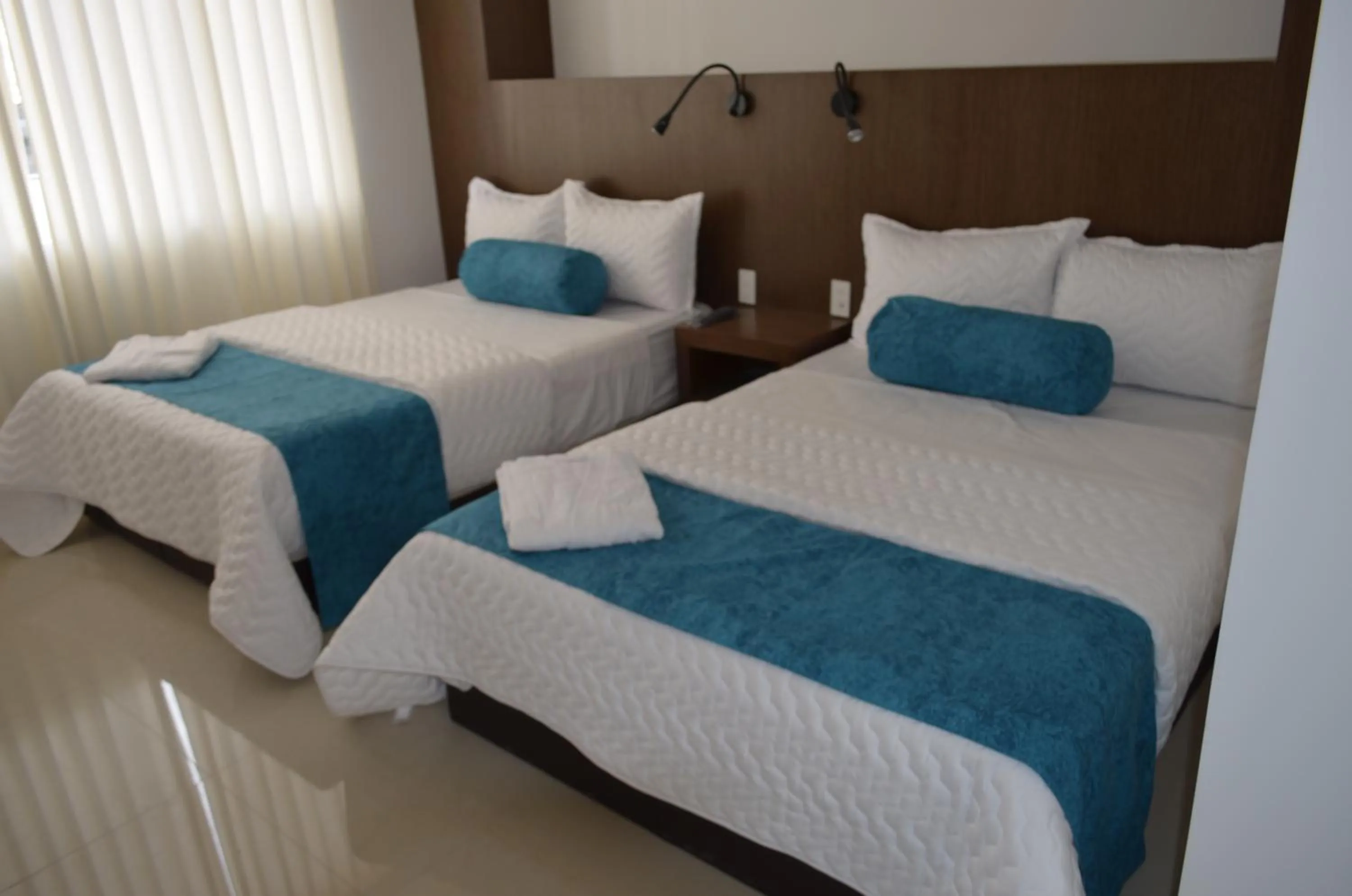 Bed in Hotel Gran Mariscal Quito