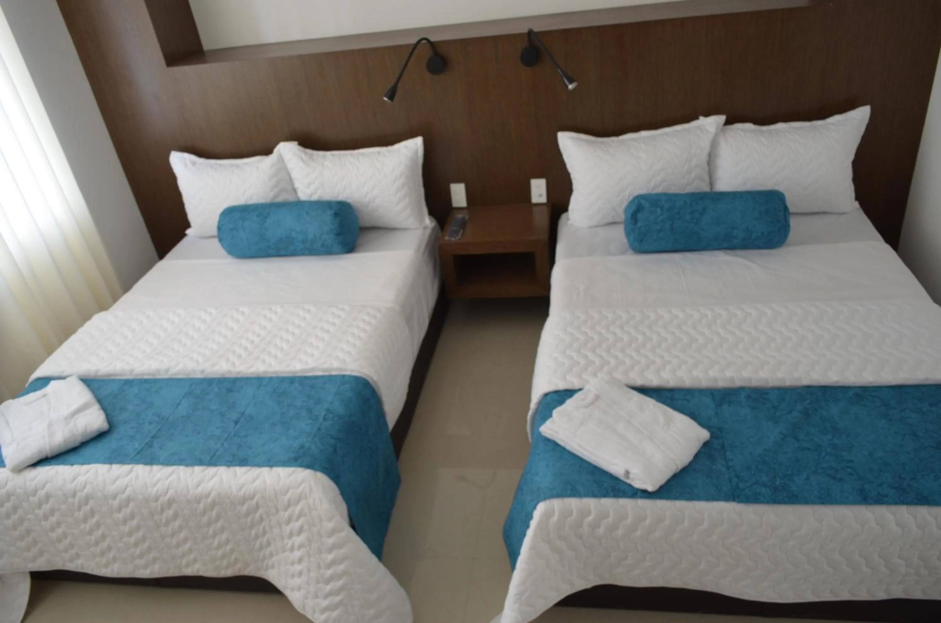 Bed in Hotel Gran Mariscal Quito