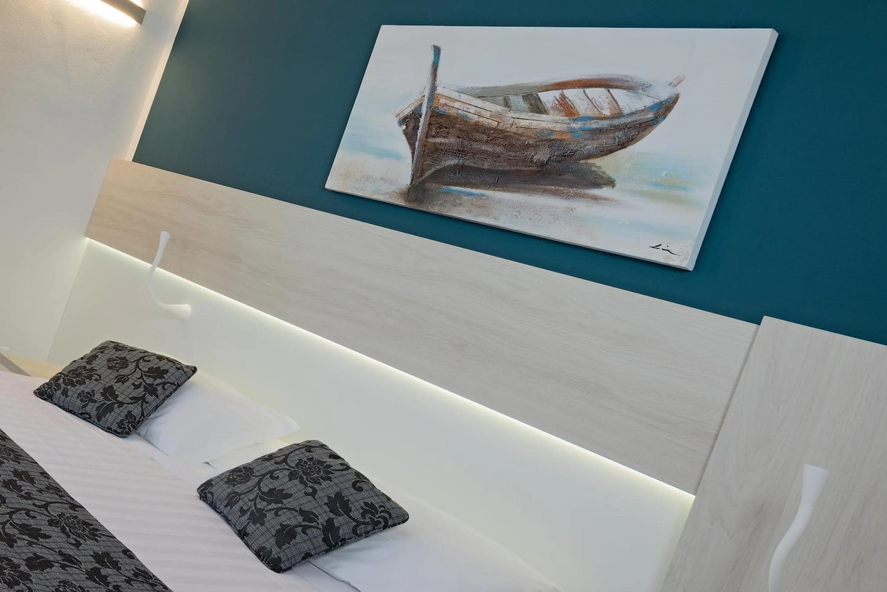 Bedroom in Hotel il Delfino