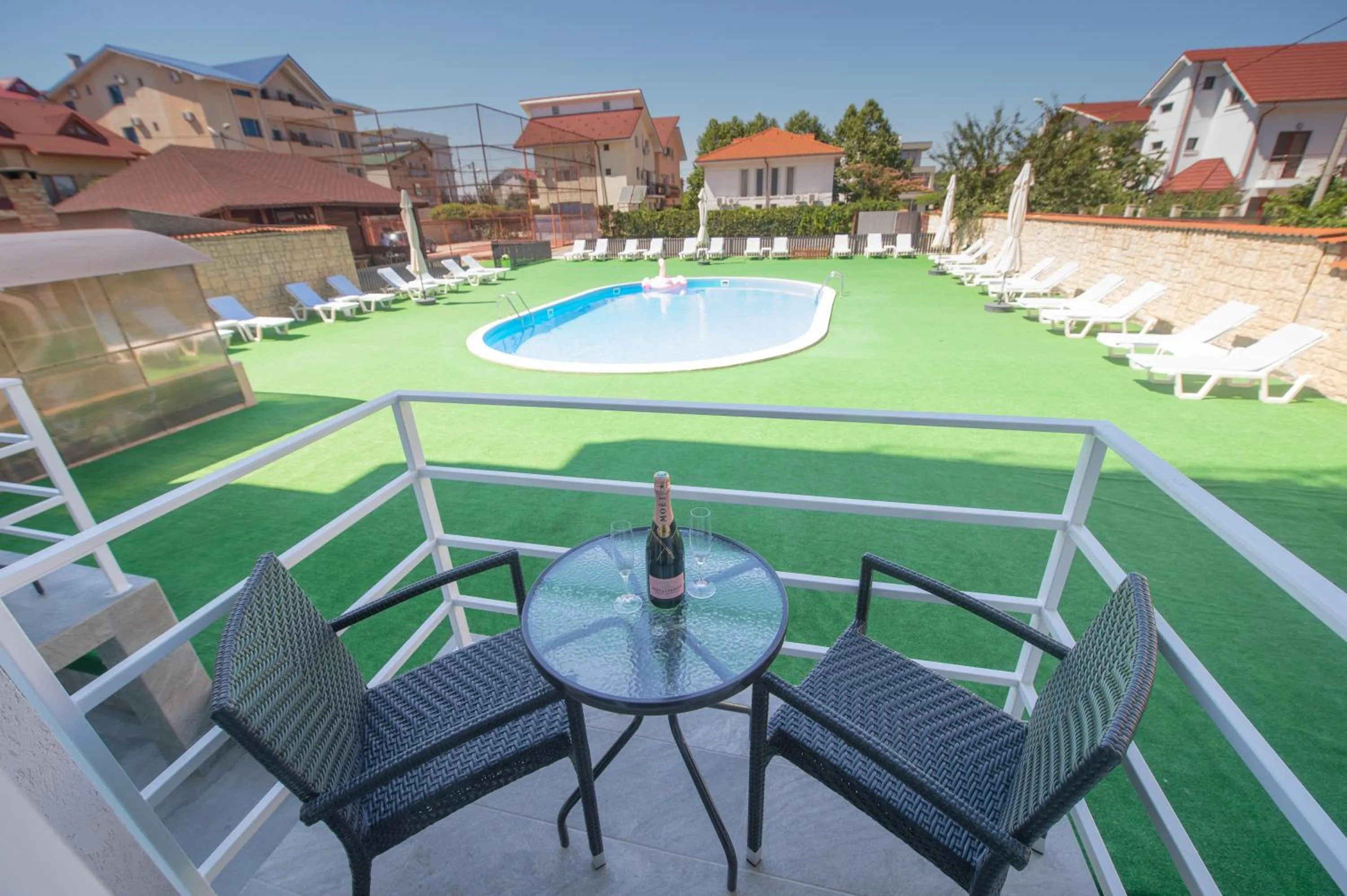 Pool view in Hotel Olguta