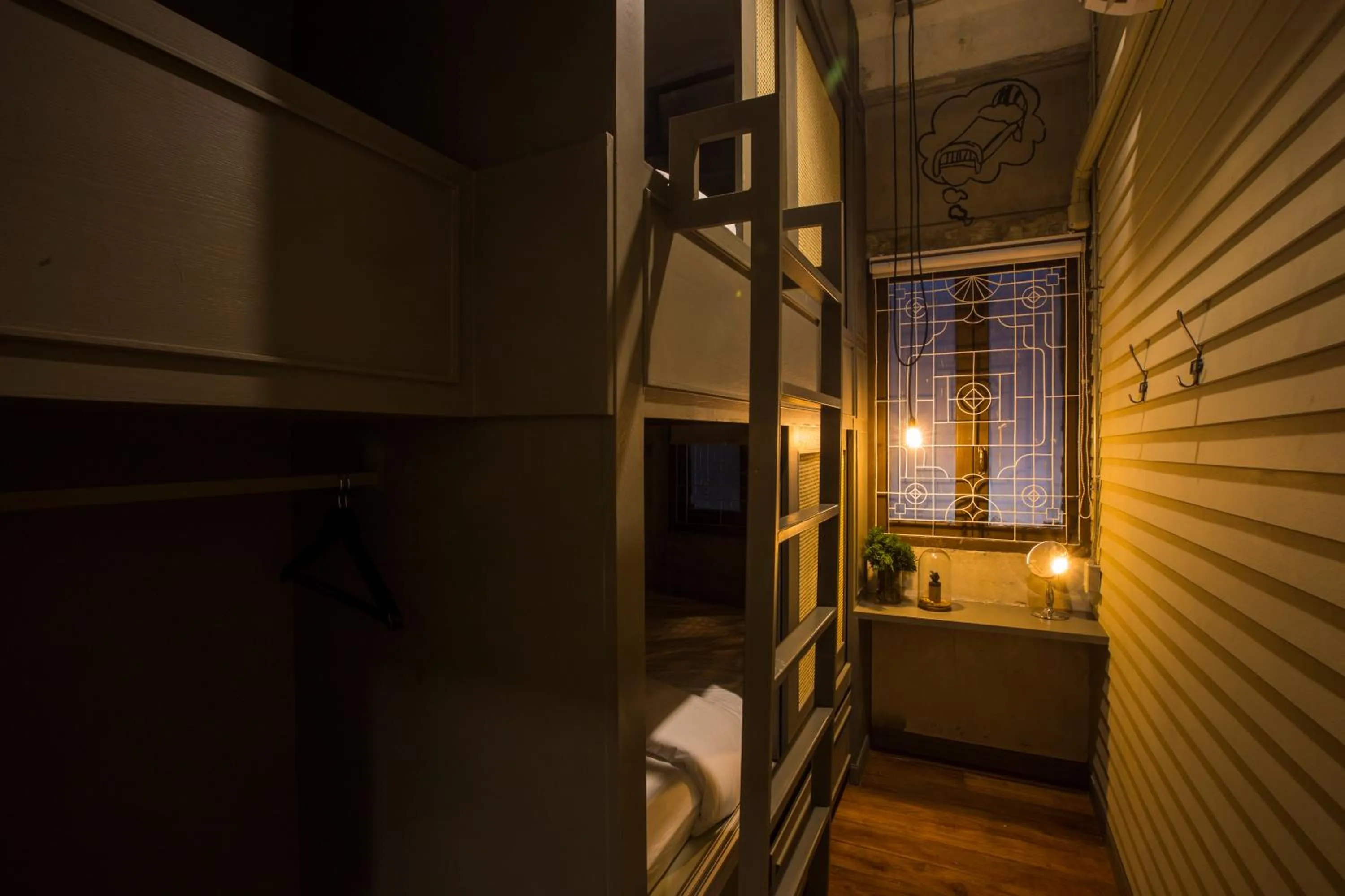 bunk bed in Azure Hostel Bangkok