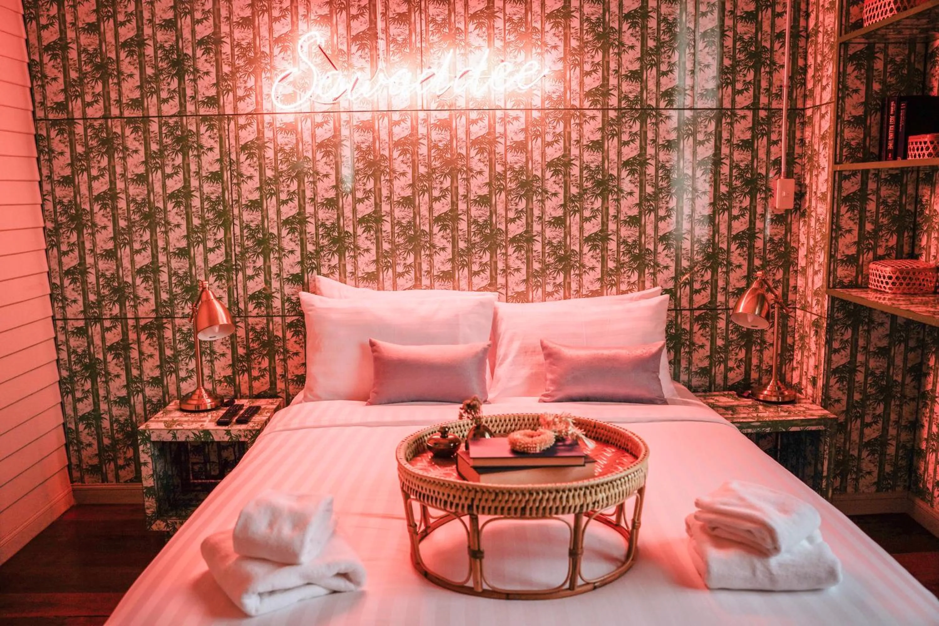 Photo of the whole room, Bed in Azure Hostel Bangkok