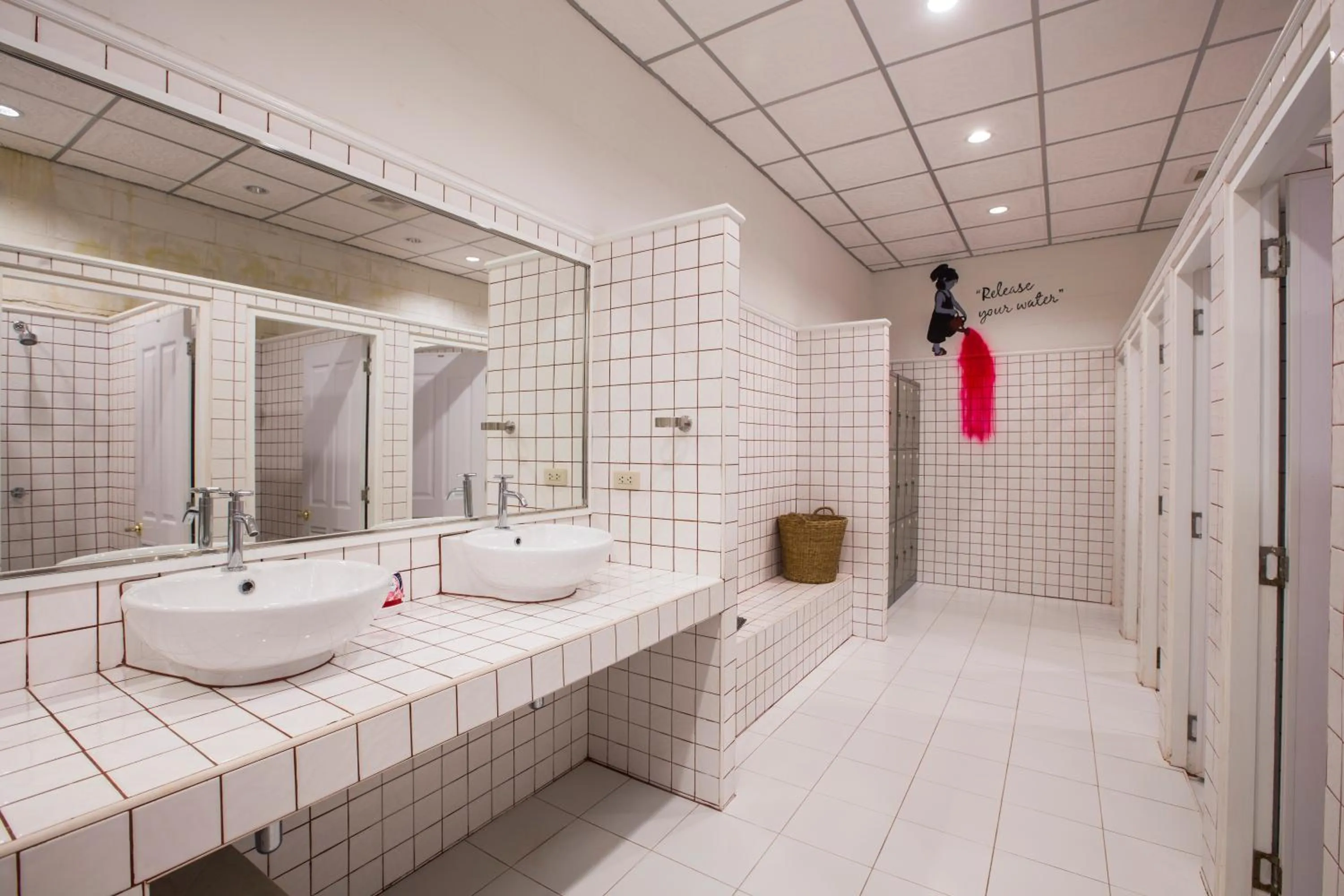 Shower in Azure Hostel Bangkok