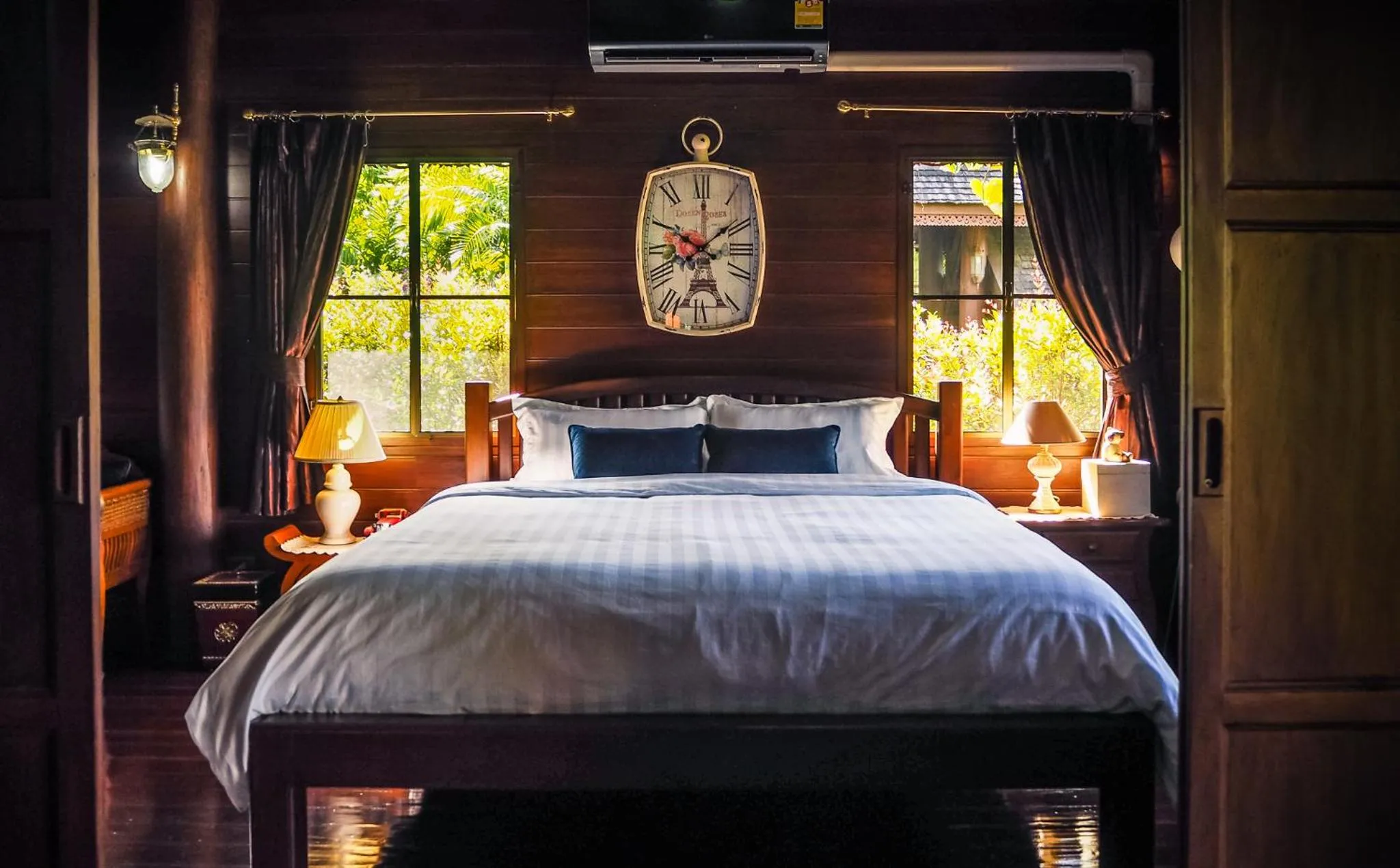 Bed in Rommai Villa Chiang Rai