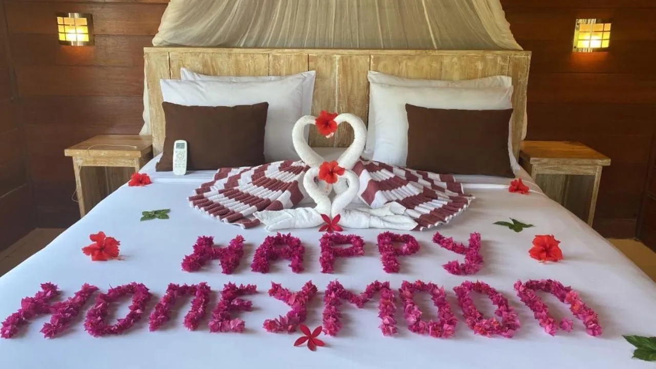 Bed in Molah Gili Villa