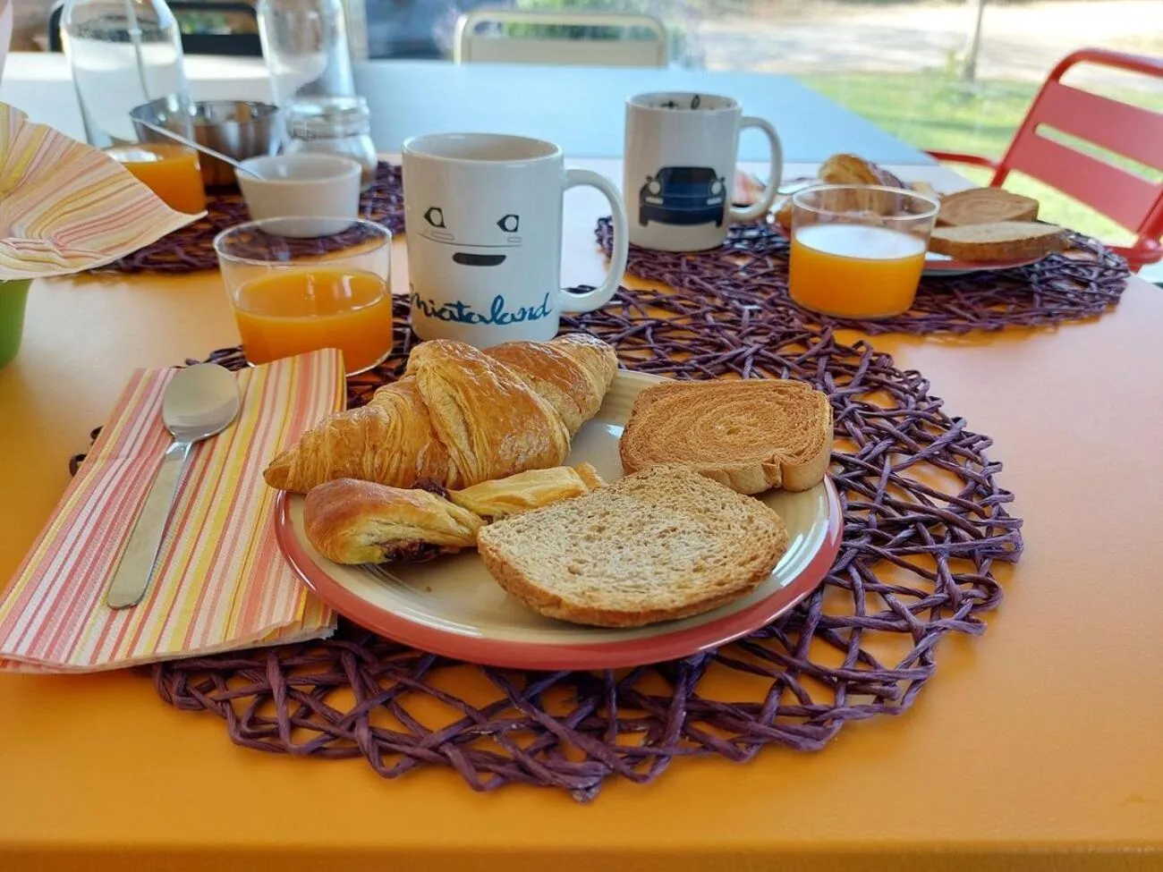 Garden view in Miataland