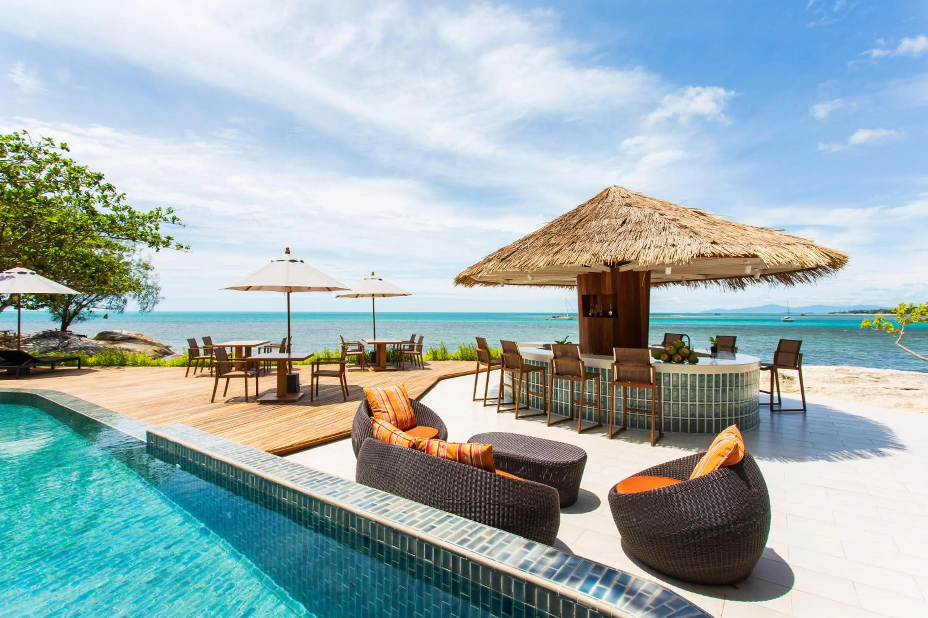 Lounge or bar in Rocky's Boutique Resort - Veranda Collection Samui