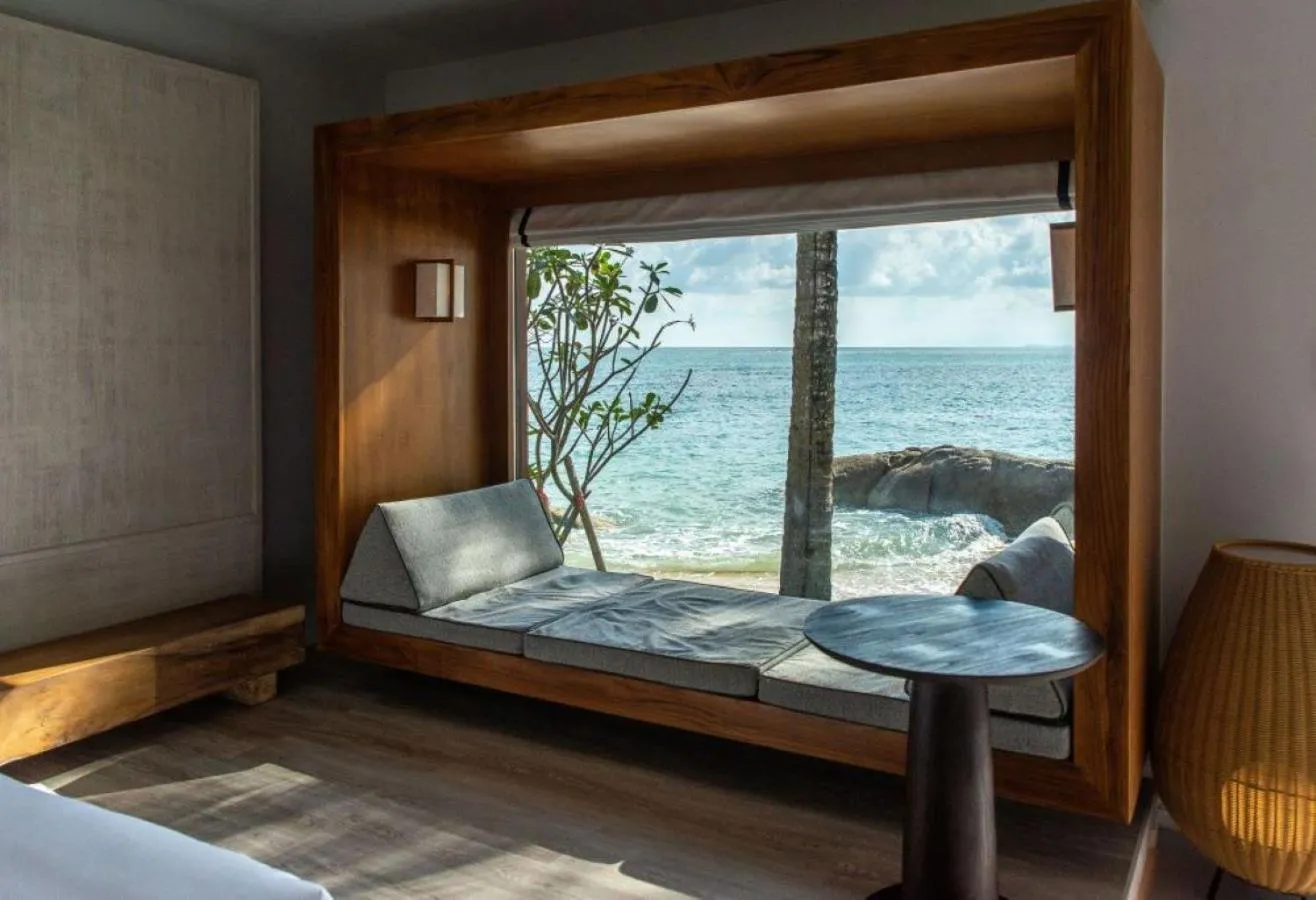 Seating area, Bed in Rocky's Boutique Resort - Veranda Collection Samui