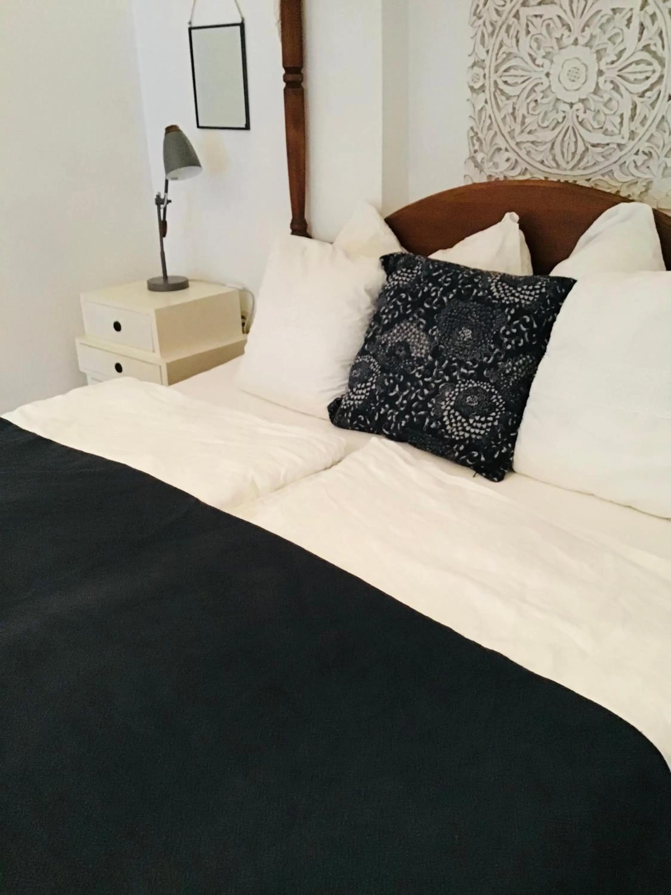 Bed in Bed & Breakfast Chez Lips