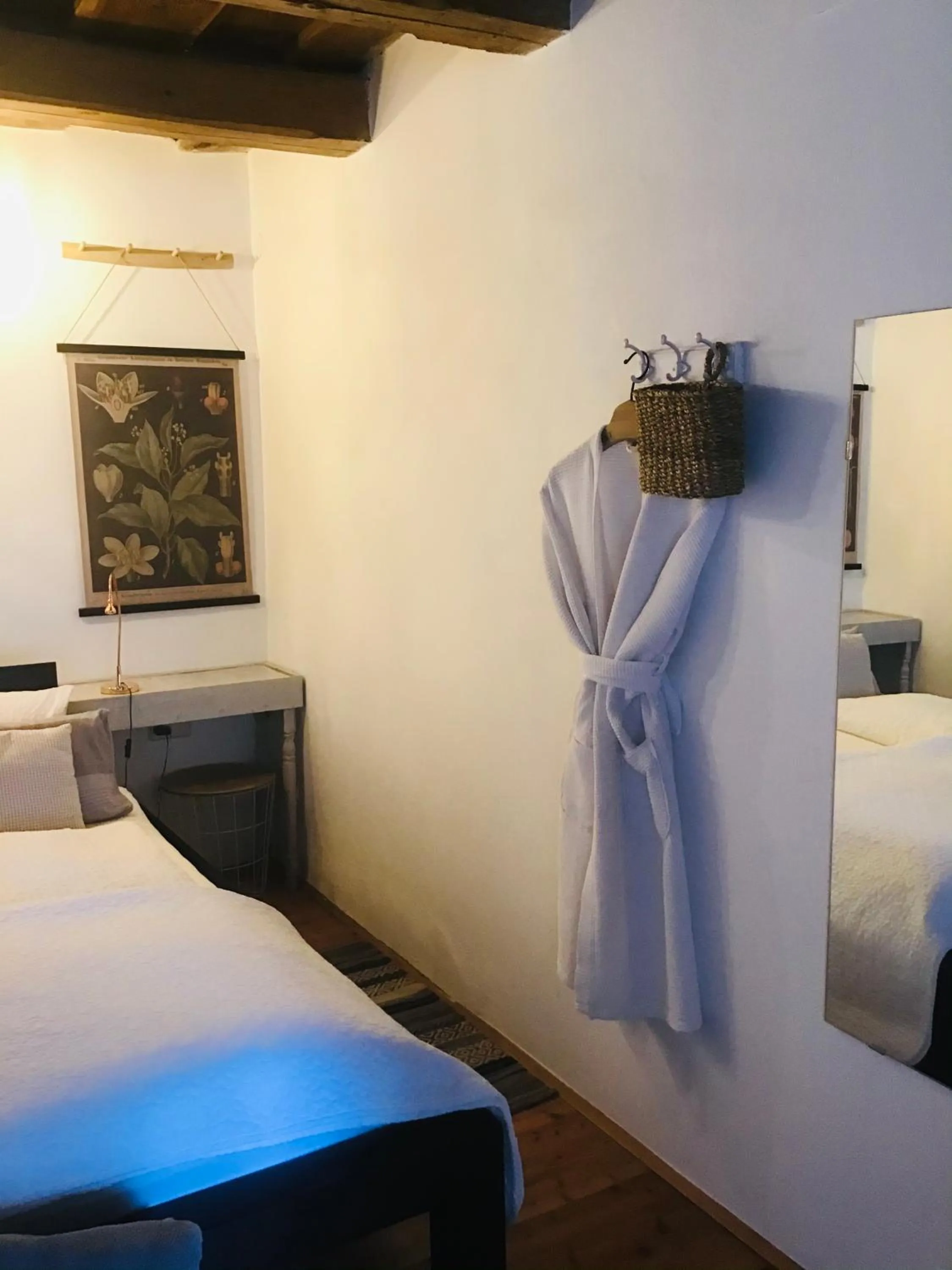 Bed in Bed & Breakfast Chez Lips