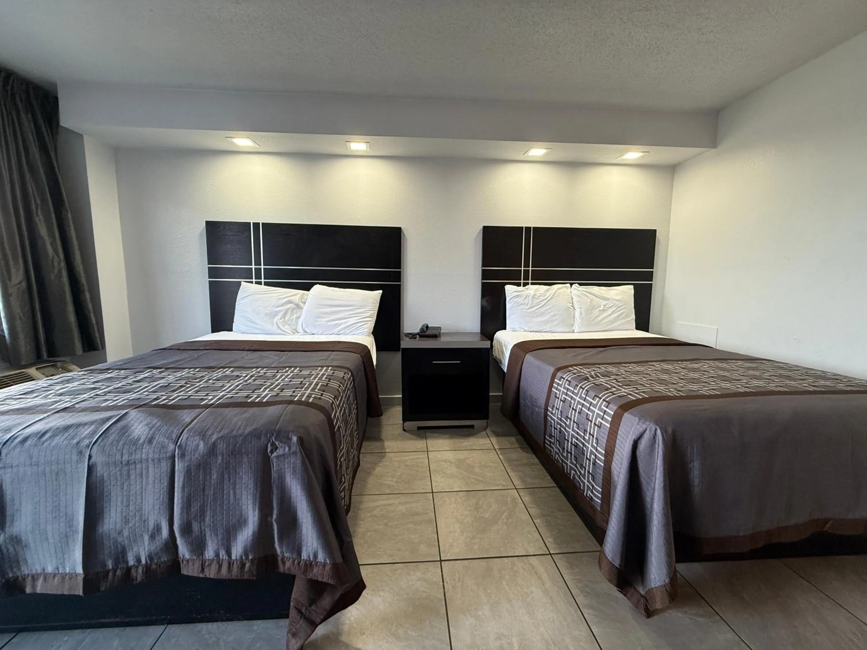 Bed in Blue Marlin Motel