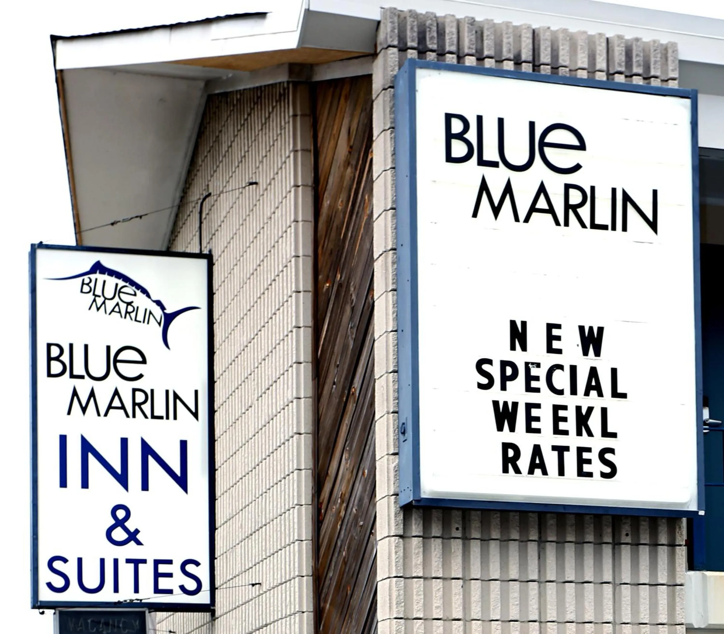 Property logo or sign in Blue Marlin Motel
