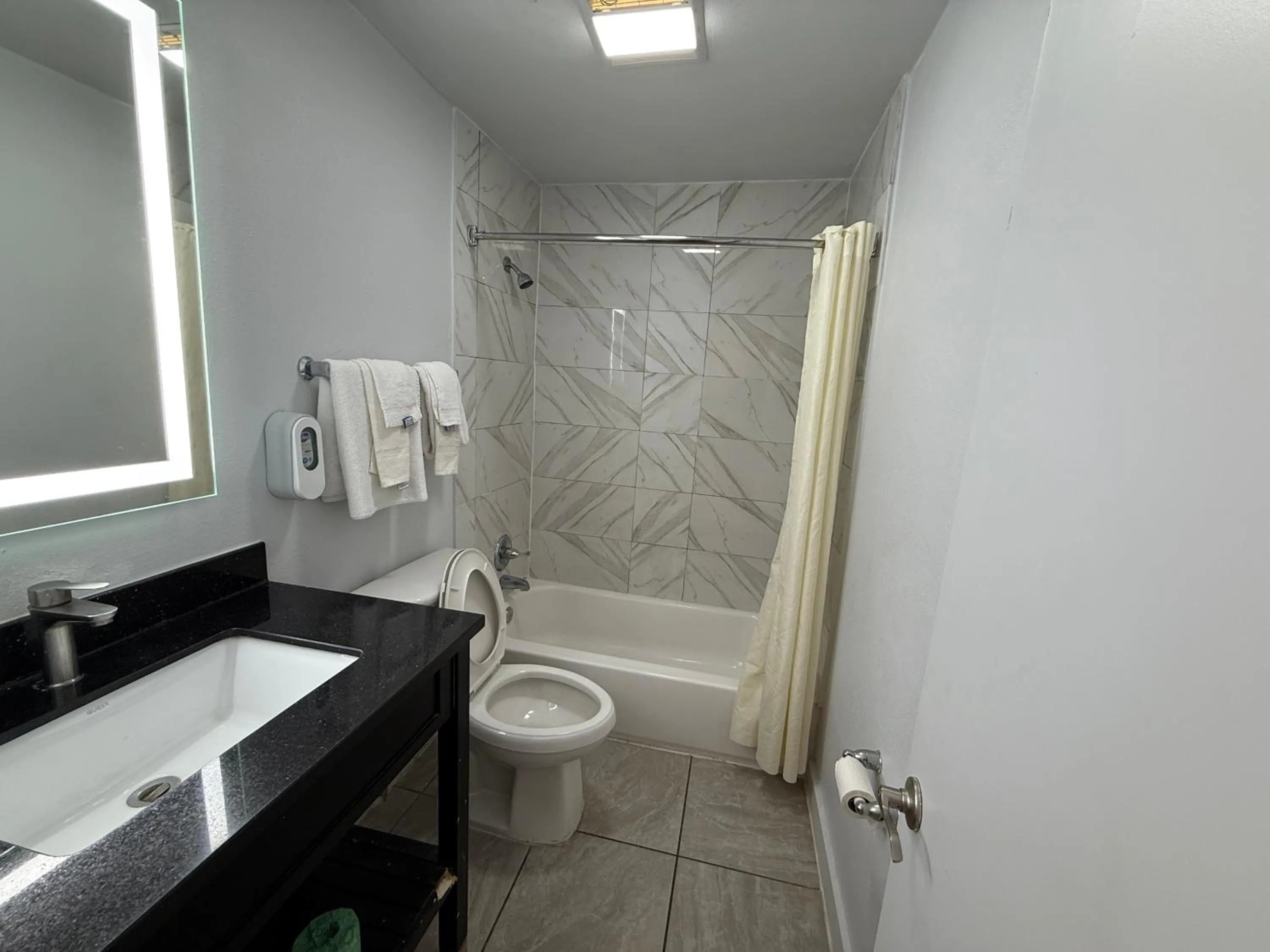 Shower in Blue Marlin Motel