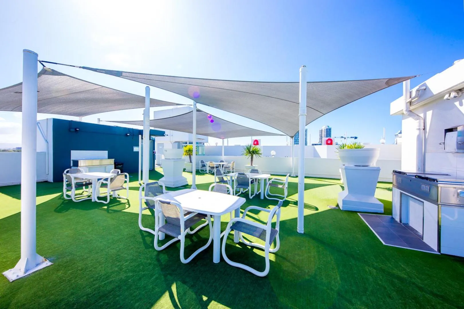 BBQ facilities in The Atrium Resort