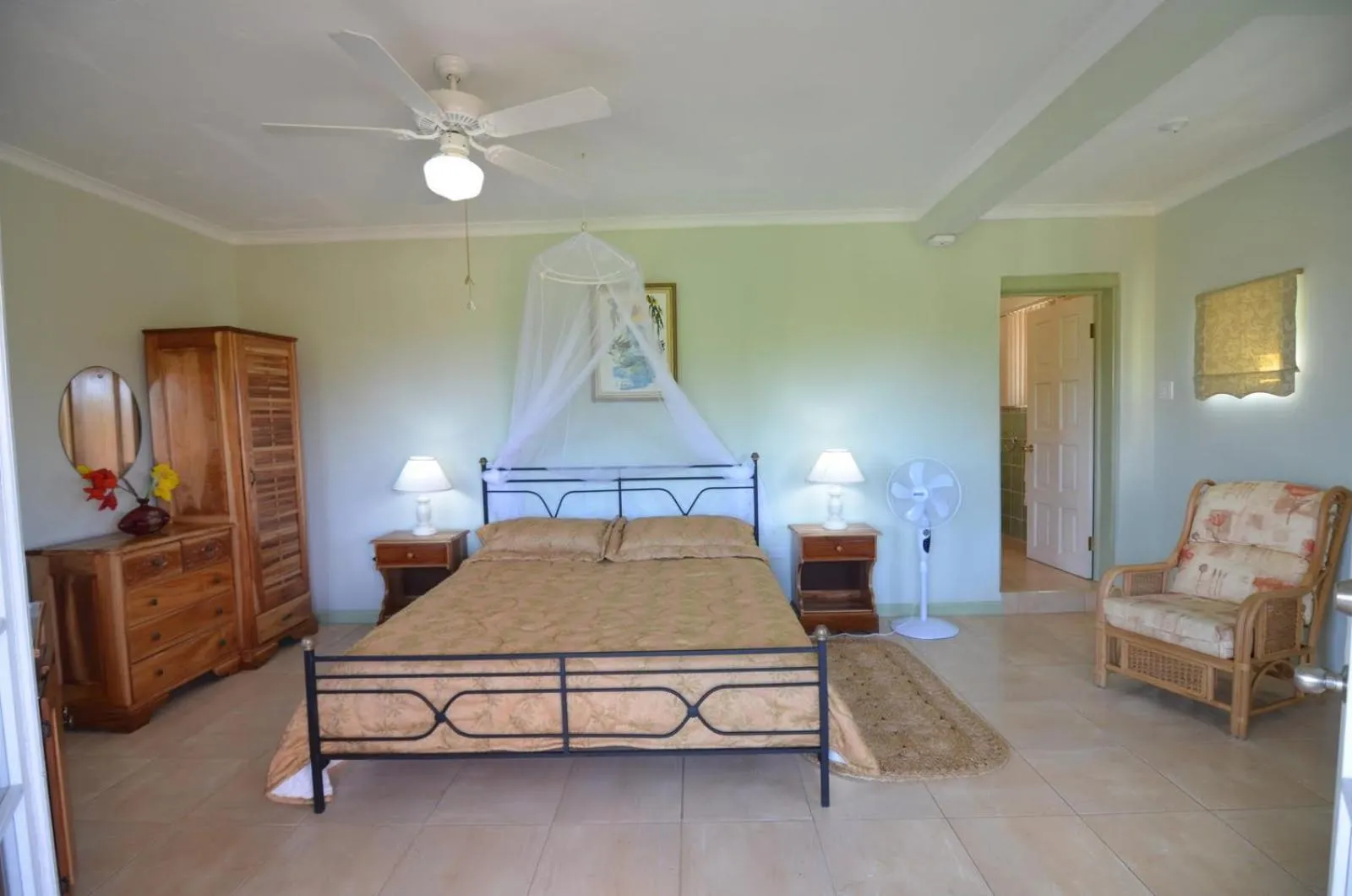 Bed in Pimento Lodge Resort