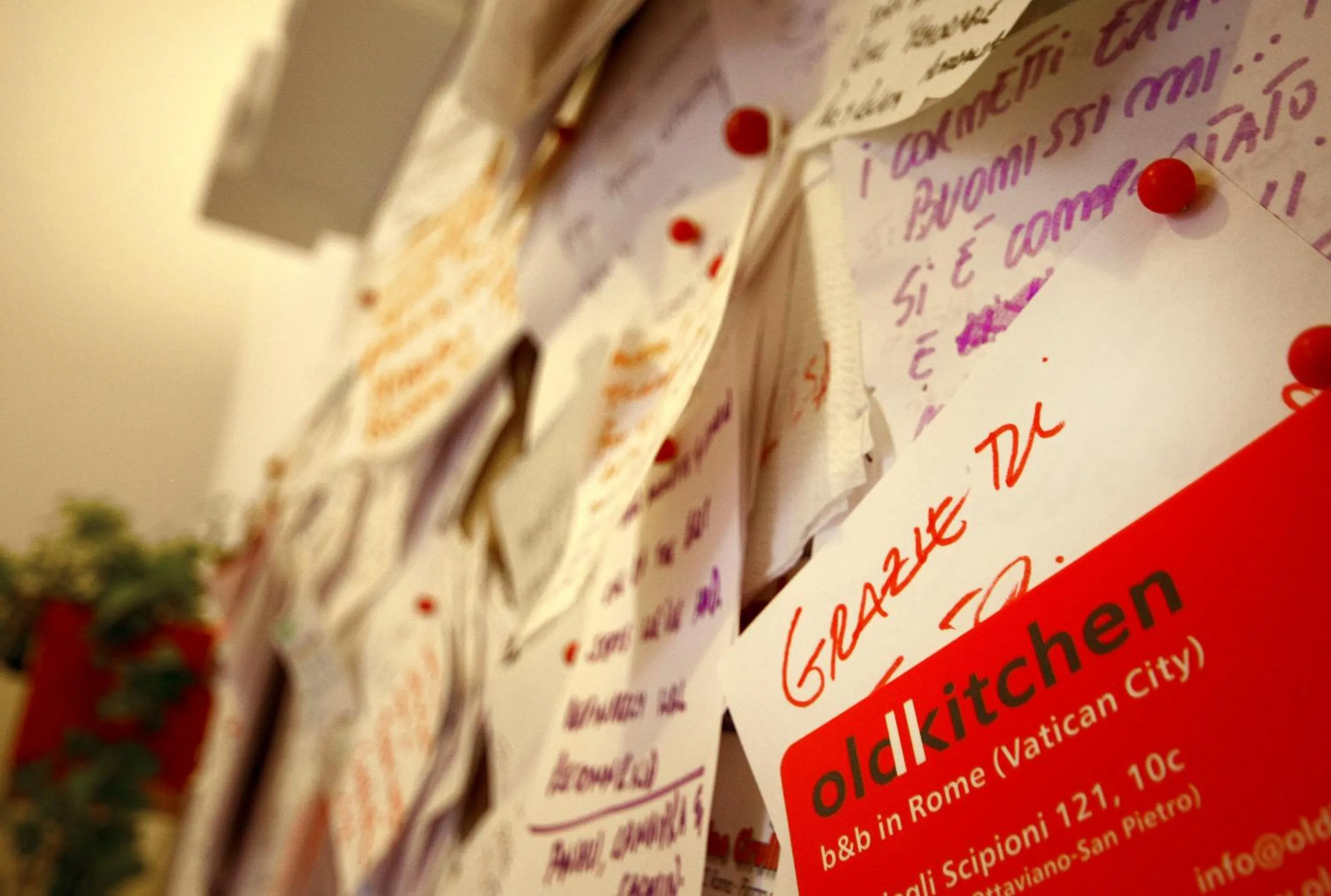 Decorative detail in Old Kitchen Vatican Suites