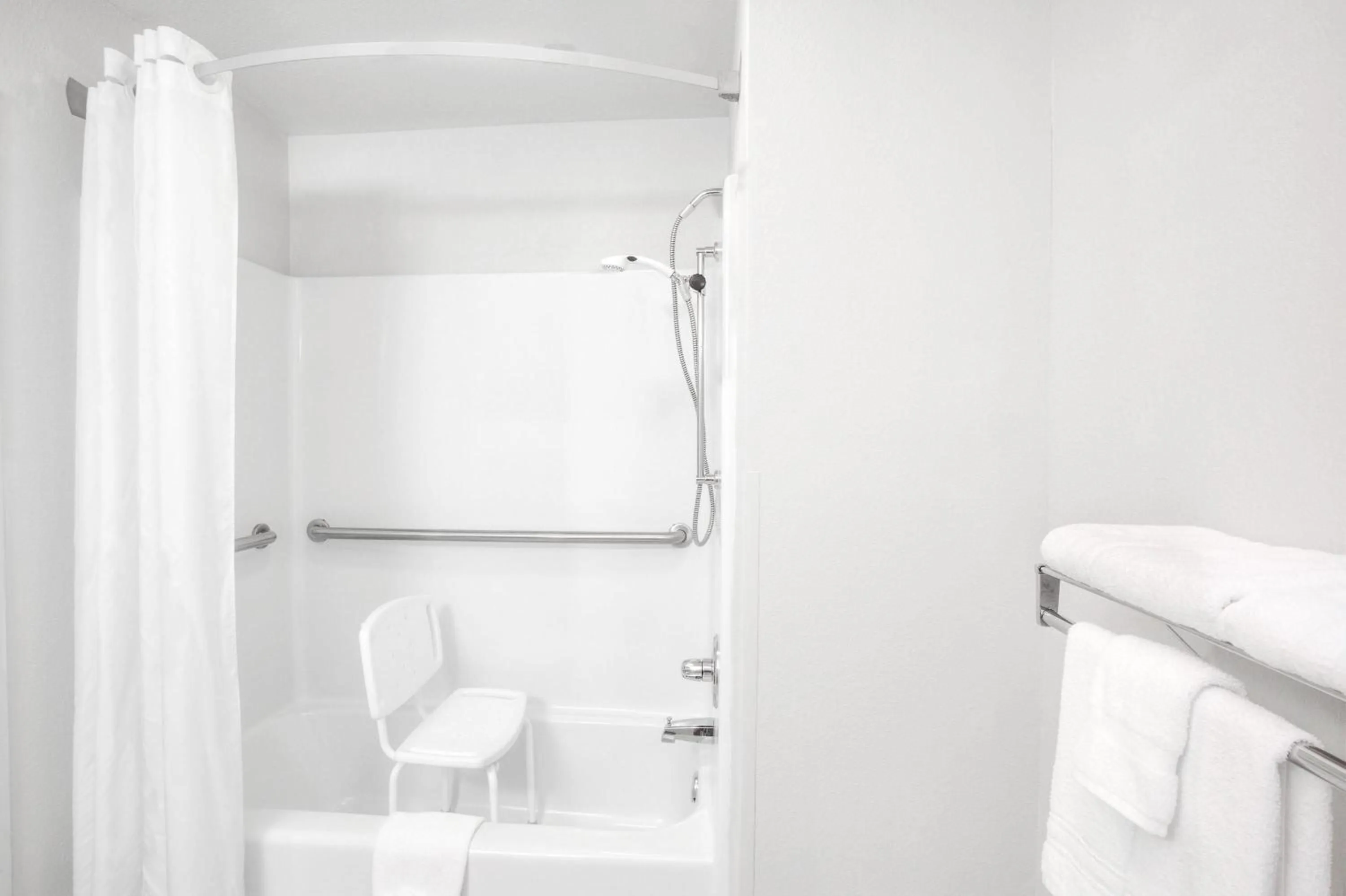 Bathroom in Super 8 by Wyndham Gas City Marion Area