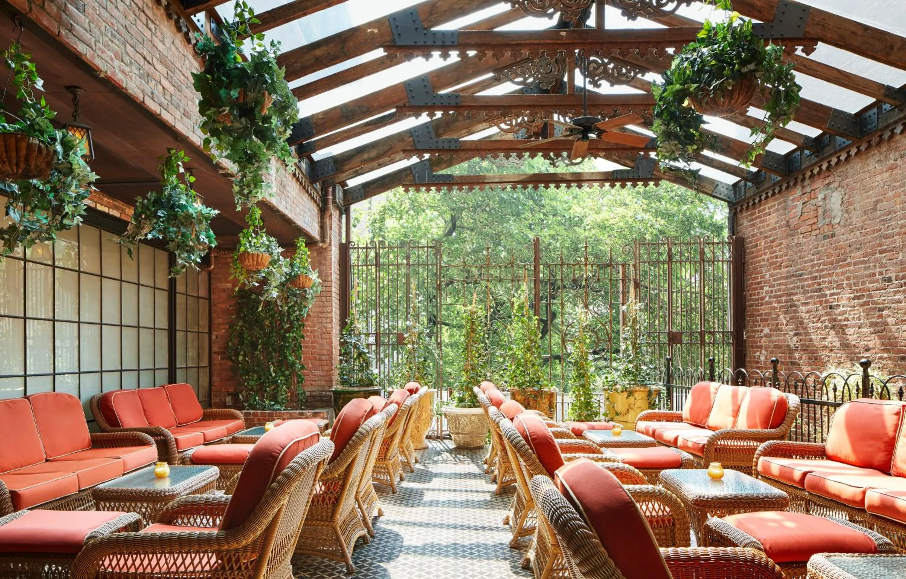Patio in The Bowery Hotel