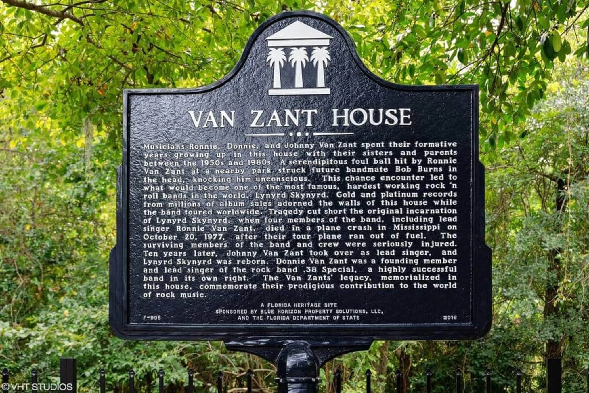 Landmark view in The Van Zant House