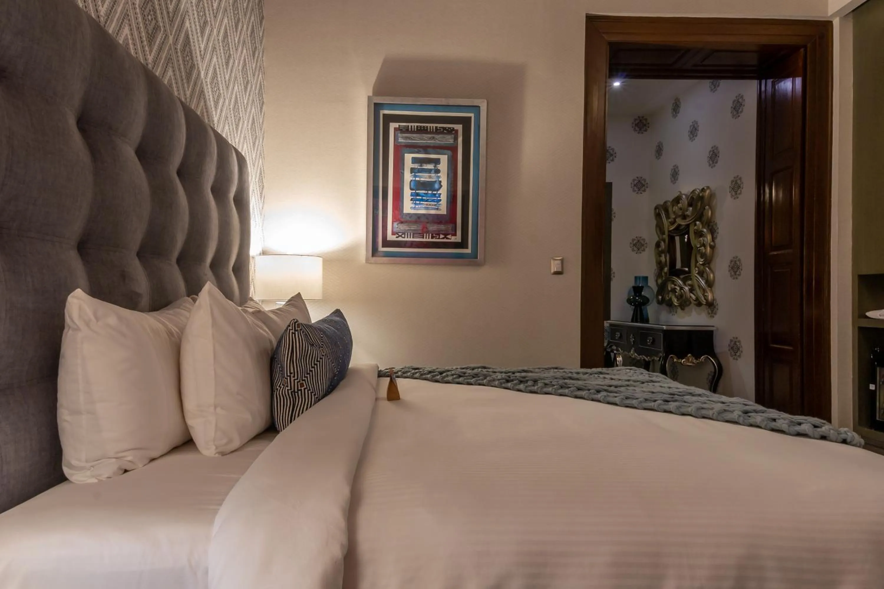 Bed in 1850 Hotel Boutique