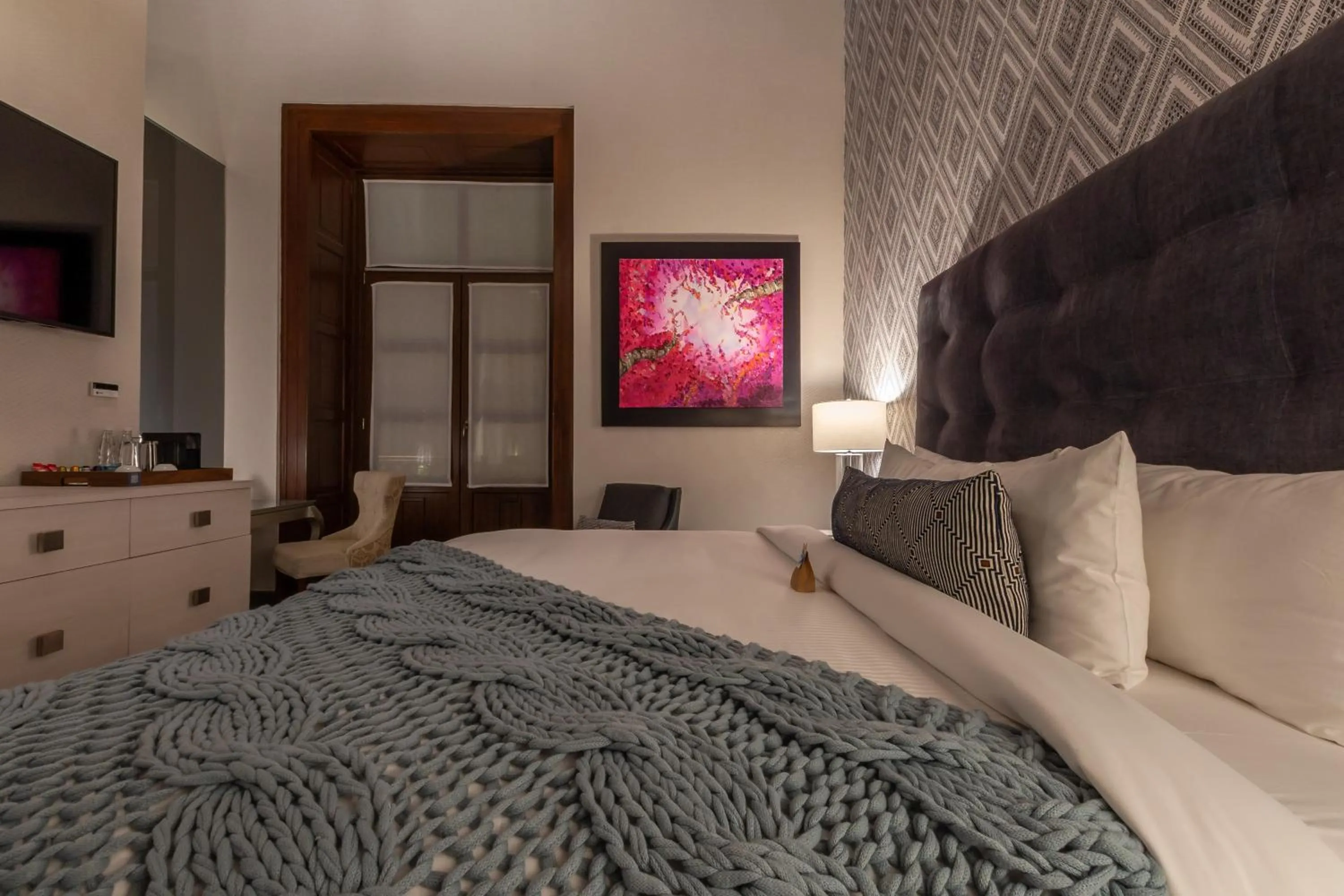 Bed in 1850 Hotel Boutique