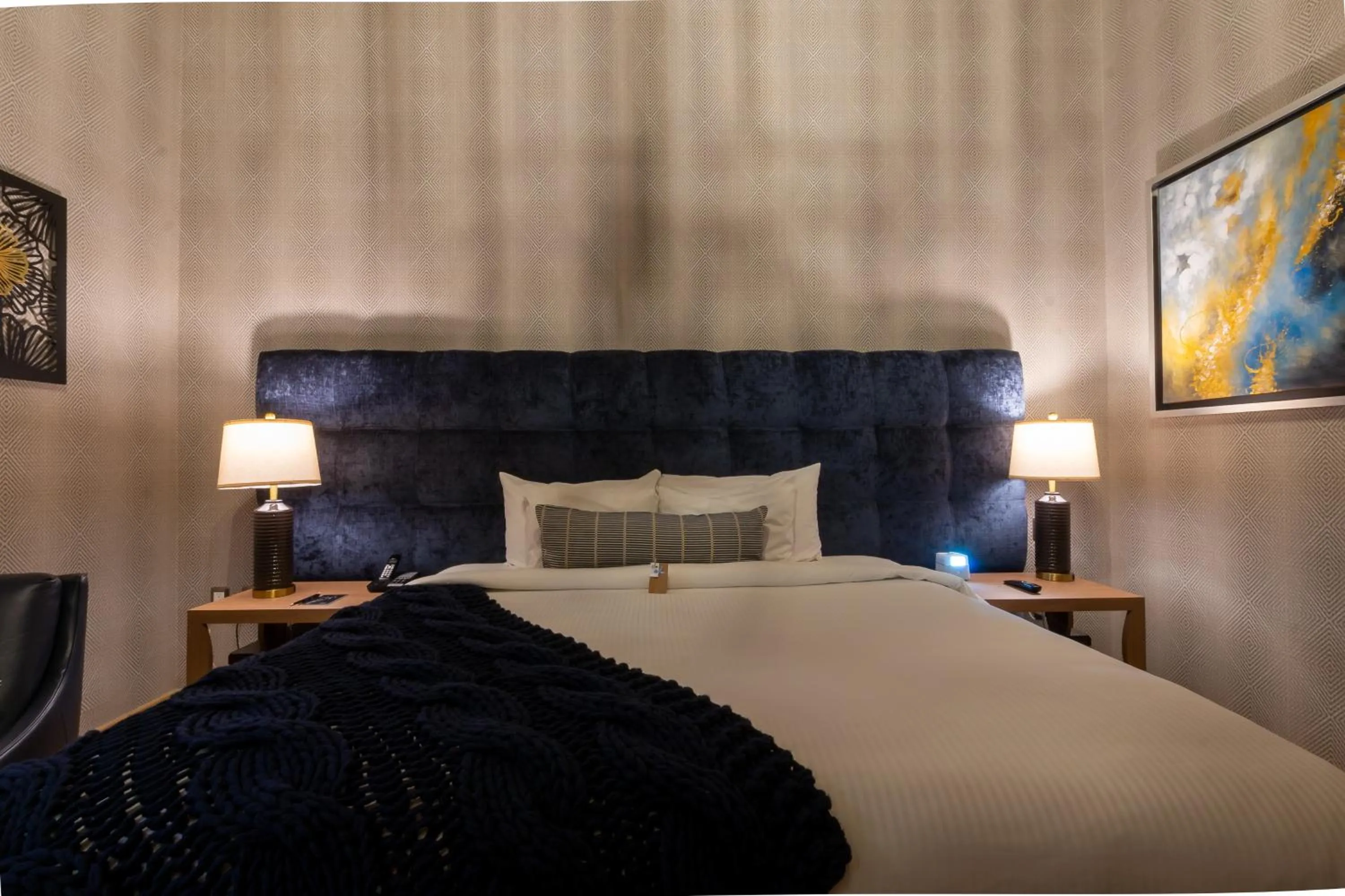 Bed in 1850 Hotel Boutique