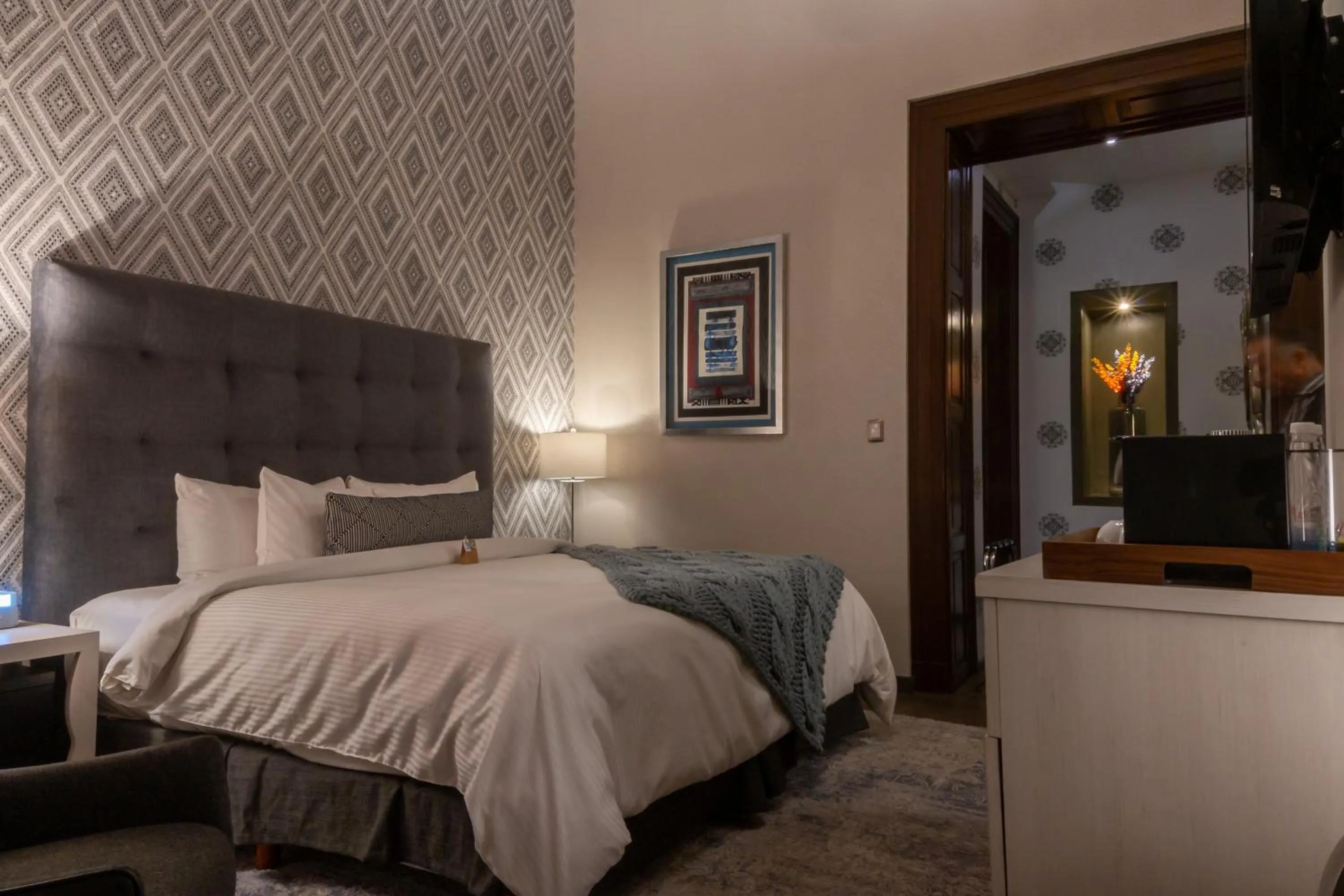 Bed in 1850 Hotel Boutique