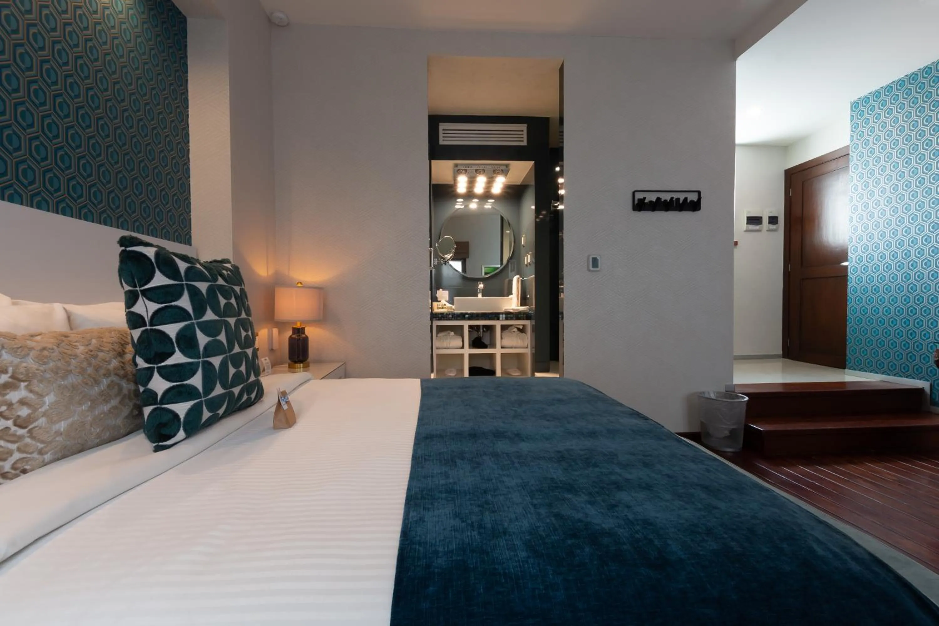 Bed in 1850 Hotel Boutique