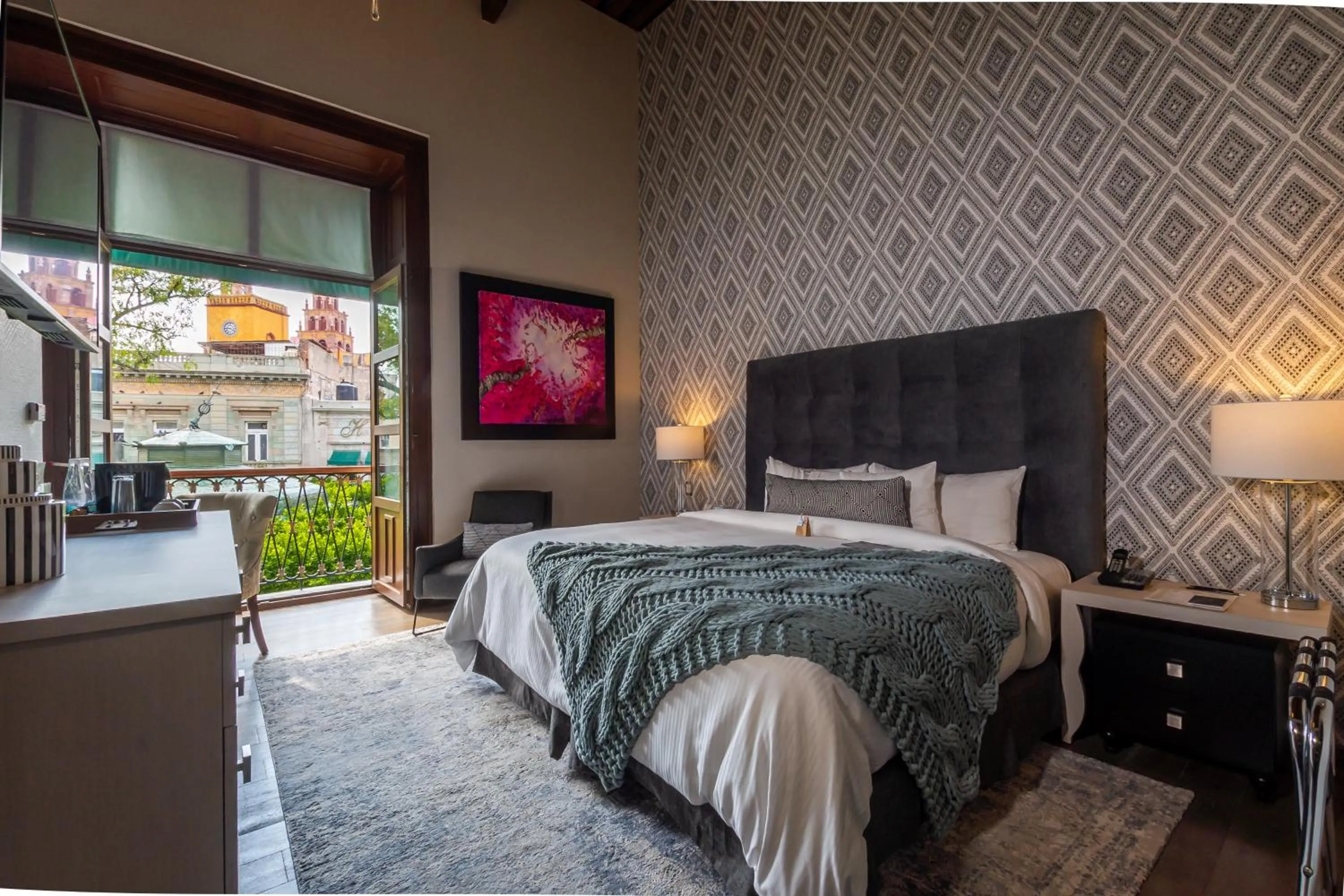 Bed in 1850 Hotel Boutique